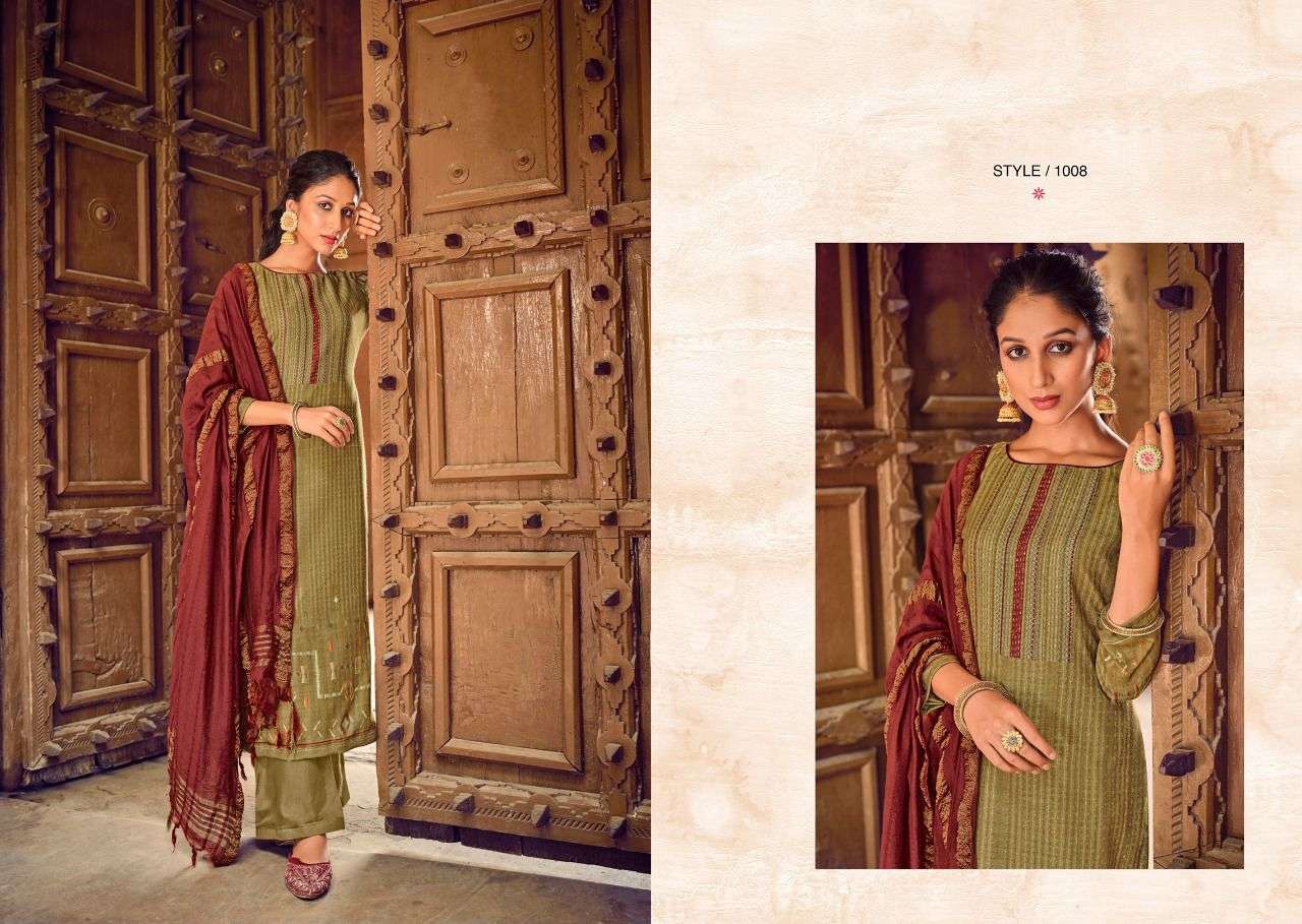 AARFA BY VIONA SUITS 1001 TO 1008 SERIES BEAUTIFUL SUITS COLORFUL STYLISH FANCY CASUAL WEAR & ETHNIC WEAR PURE PASHMINA DIGITAL PRINT DRESSES AT WHOLESALE PRICE