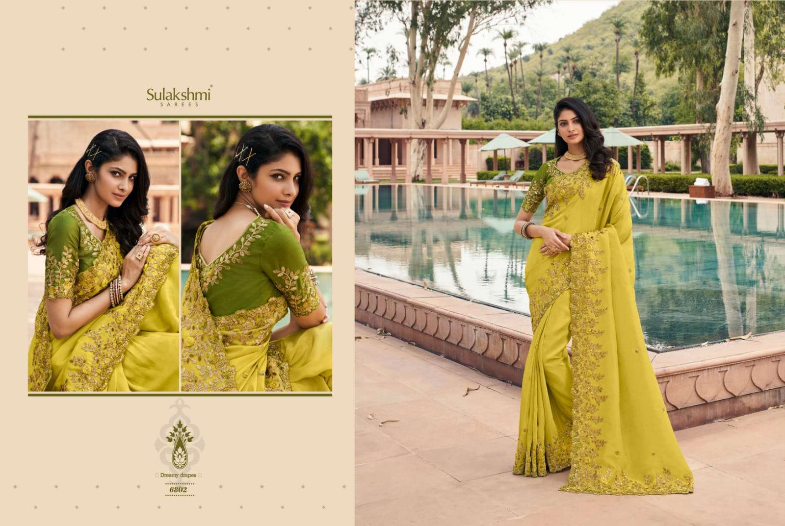 Suvarna By Sulakshmi 6801 To 6812 Series Indian Traditional Wear Collection Beautiful Stylish Fancy Colorful Party Wear & Occasional Wear Fancy Sarees At Wholesale Price