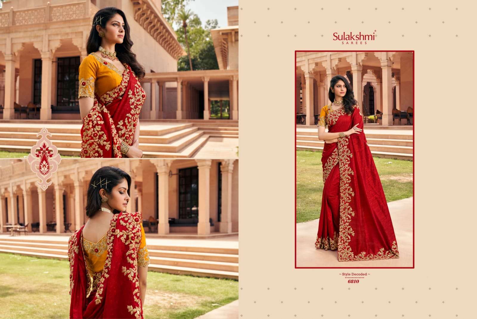 Suvarna By Sulakshmi 6801 To 6812 Series Indian Traditional Wear Collection Beautiful Stylish Fancy Colorful Party Wear & Occasional Wear Fancy Sarees At Wholesale Price