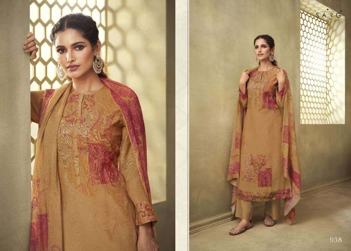 SHIKARA BY SARG BEAUTIFUL SUITS COLORFUL STYLISH FANCY CASUAL WEAR & ETHNIC WEAR SILK DIGITAL PRINT DRESSES AT WHOLESALE PRICE