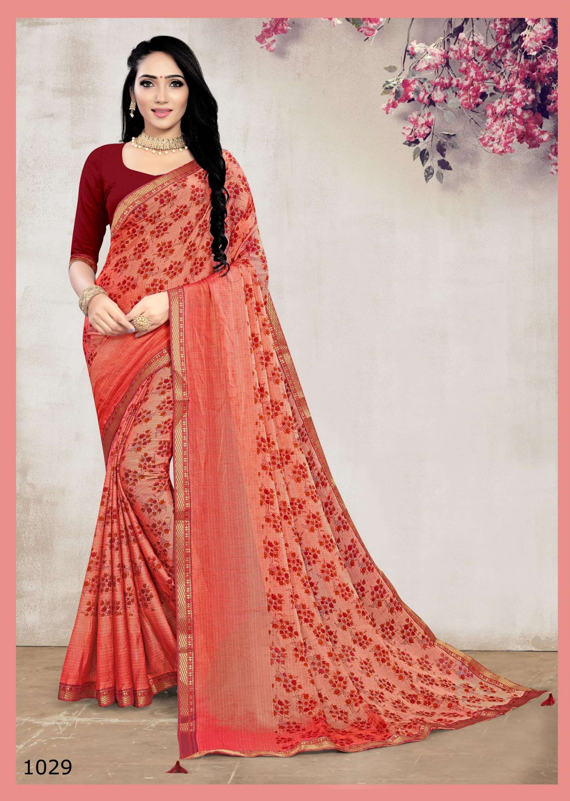 KALPANA BY BARGAD INDIAN TRADITIONAL WEAR COLLECTION BEAUTIFUL STYLISH FANCY COLORFUL PARTY WEAR & OCCASIONAL WEAR CHIFFON PRINT SAREES AT WHOLESALE PRICE