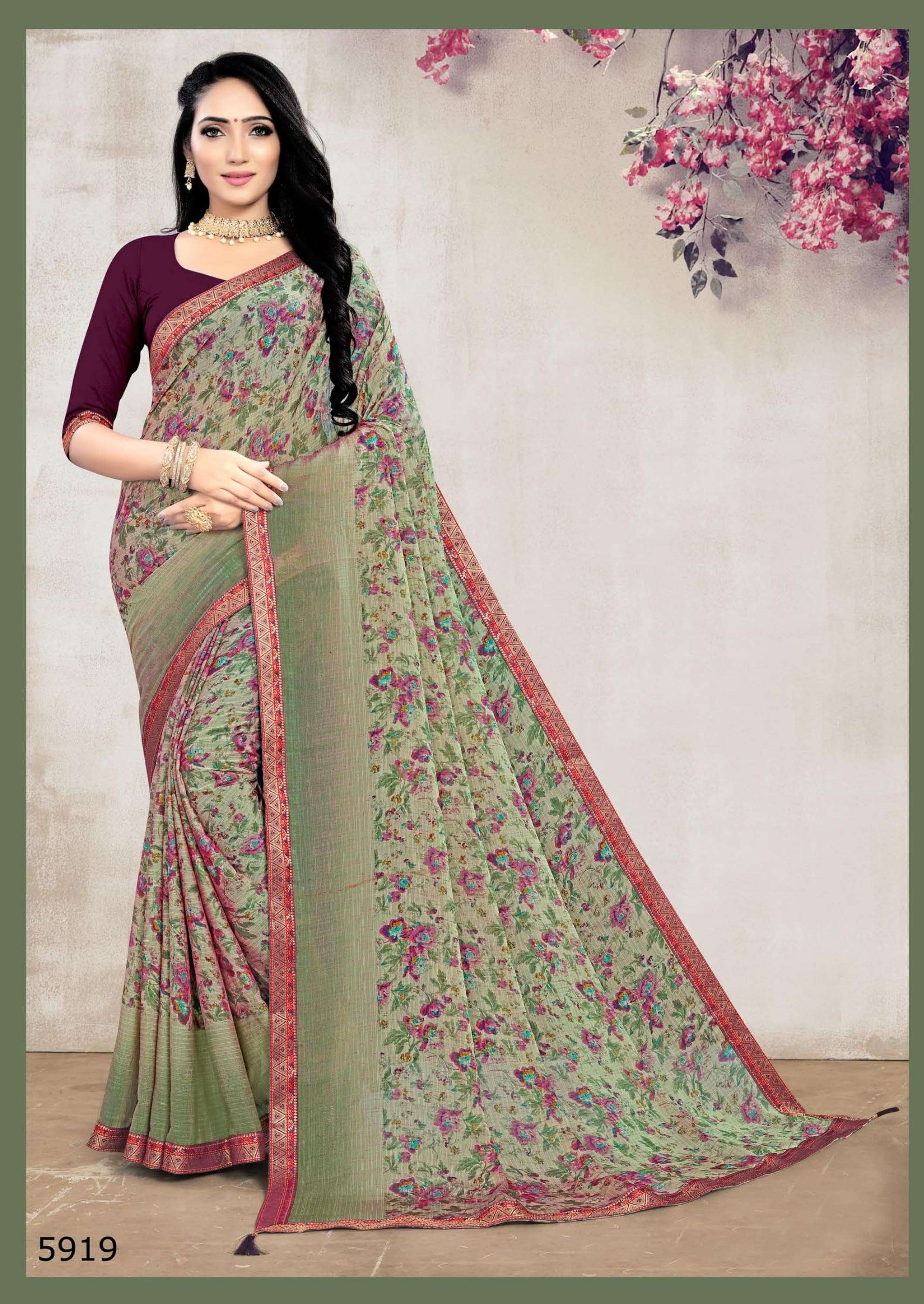 KALPANA BY BARGAD INDIAN TRADITIONAL WEAR COLLECTION BEAUTIFUL STYLISH FANCY COLORFUL PARTY WEAR & OCCASIONAL WEAR CHIFFON PRINT SAREES AT WHOLESALE PRICE