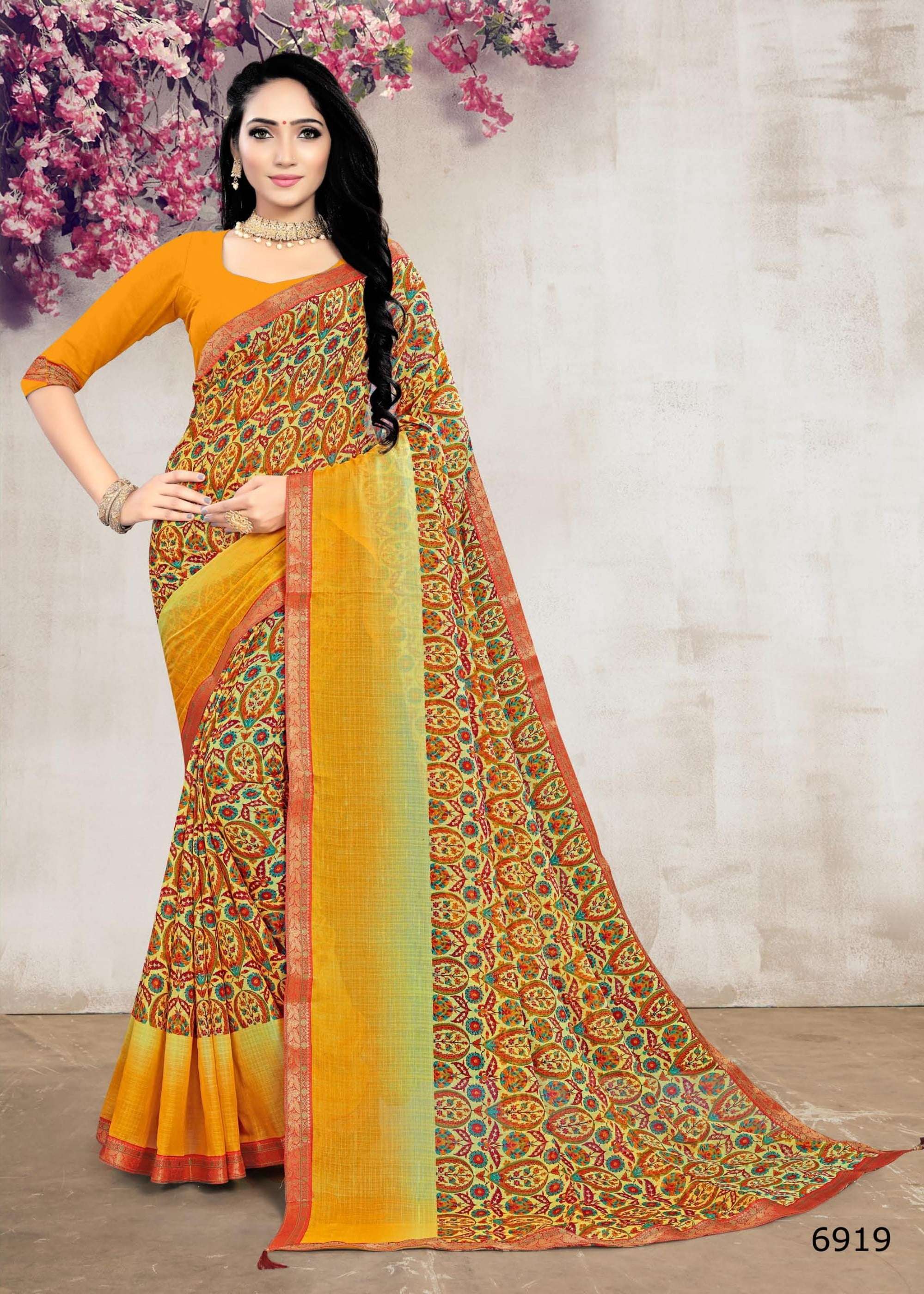 KALPANA BY BARGAD INDIAN TRADITIONAL WEAR COLLECTION BEAUTIFUL STYLISH FANCY COLORFUL PARTY WEAR & OCCASIONAL WEAR CHIFFON PRINT SAREES AT WHOLESALE PRICE