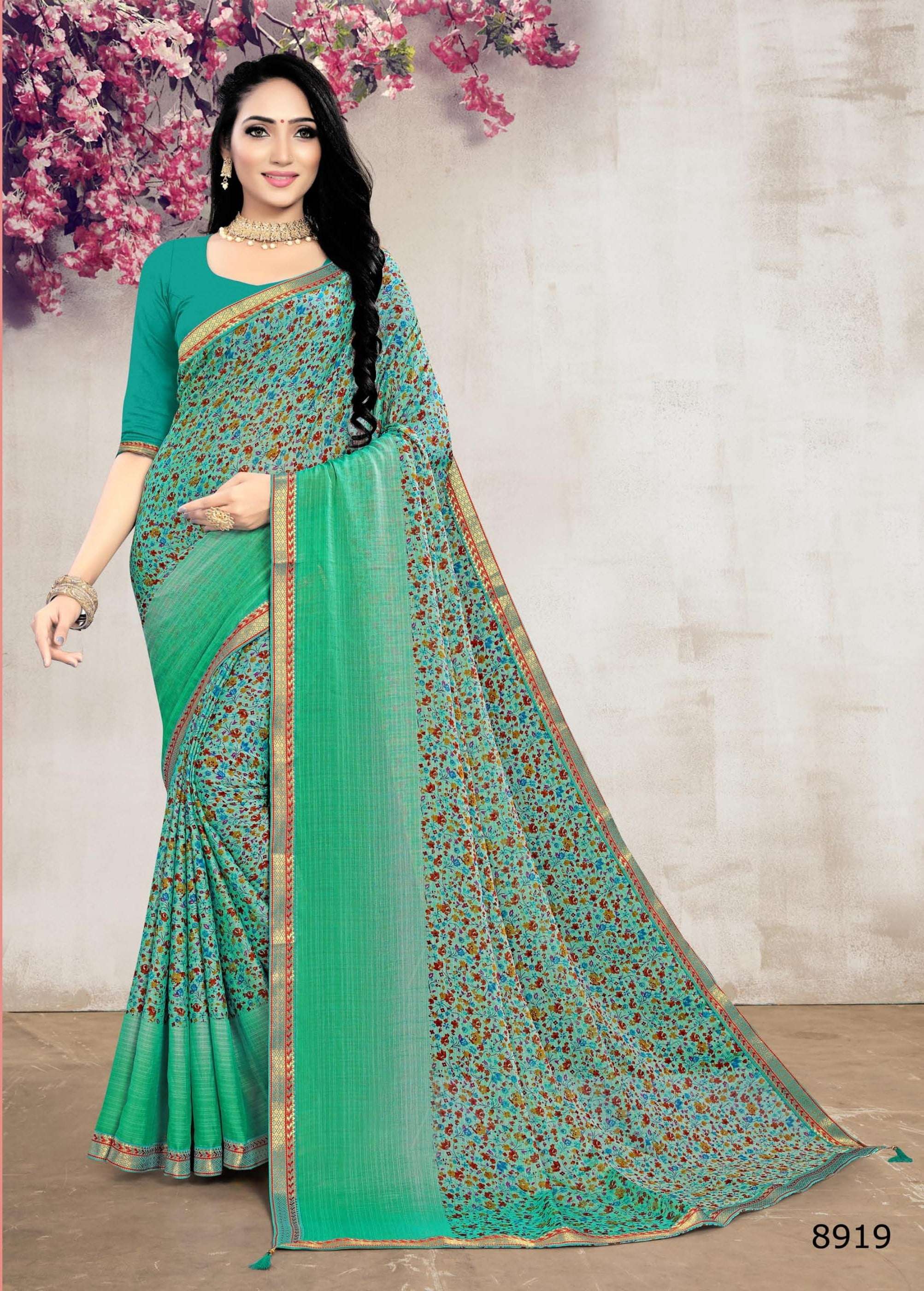 KALPANA BY BARGAD INDIAN TRADITIONAL WEAR COLLECTION BEAUTIFUL STYLISH FANCY COLORFUL PARTY WEAR & OCCASIONAL WEAR CHIFFON PRINT SAREES AT WHOLESALE PRICE