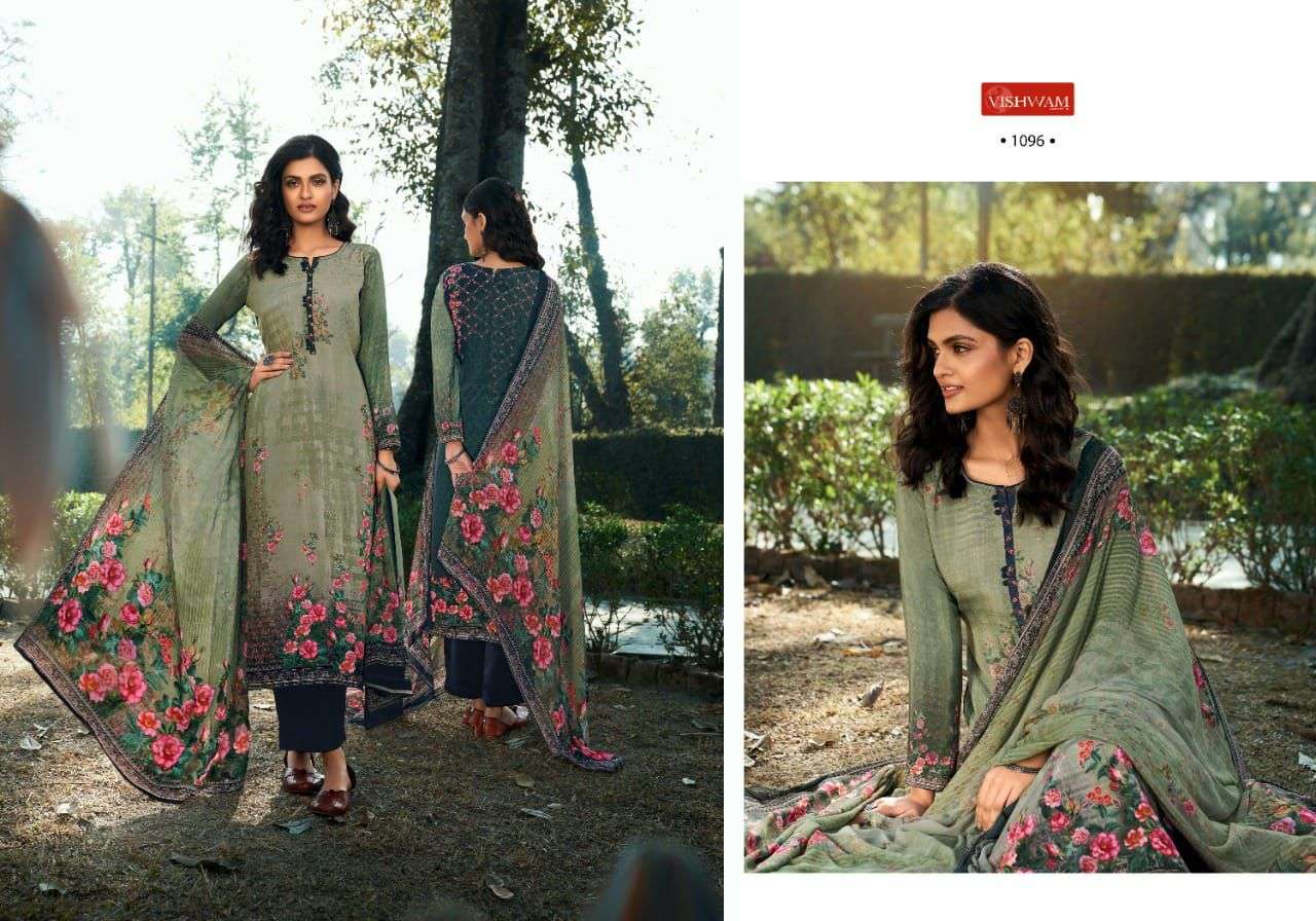 CAFE LATTE VOL-10 BY VISHWAM FABRICS 1089 TO 1098 SERIES INDIAN TRADITIONAL WEAR COLLECTION BEAUTIFUL STYLISH FANCY COLORFUL PARTY WEAR & OCCASIONAL WEAR HEAVY CREPE PRINT DRESSES AT WHOLESALE PRICE