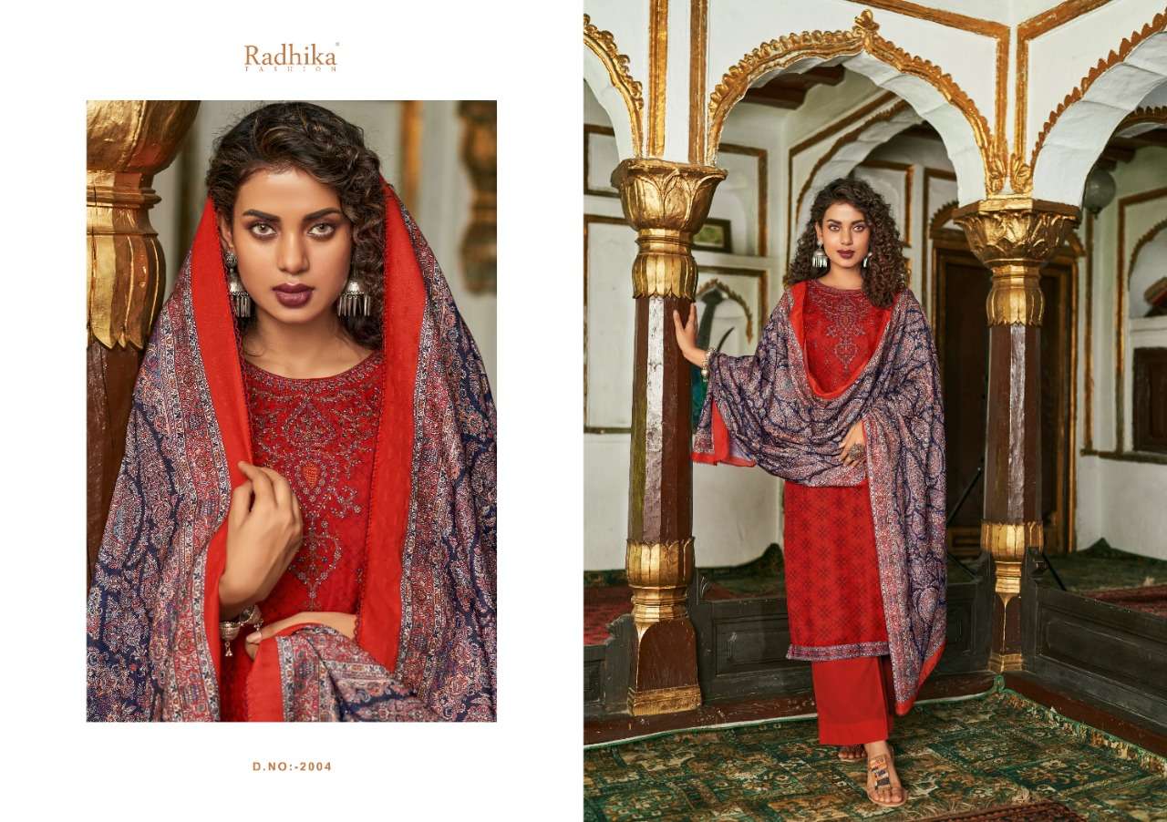 AALIYAH BY SUMYRA 2001 TO 2006 SERIES BEAUTIFUL SUITS COLORFUL STYLISH FANCY CASUAL WEAR & ETHNIC WEAR PURE PASHMINA PRINT DRESSES AT WHOLESALE PRICE