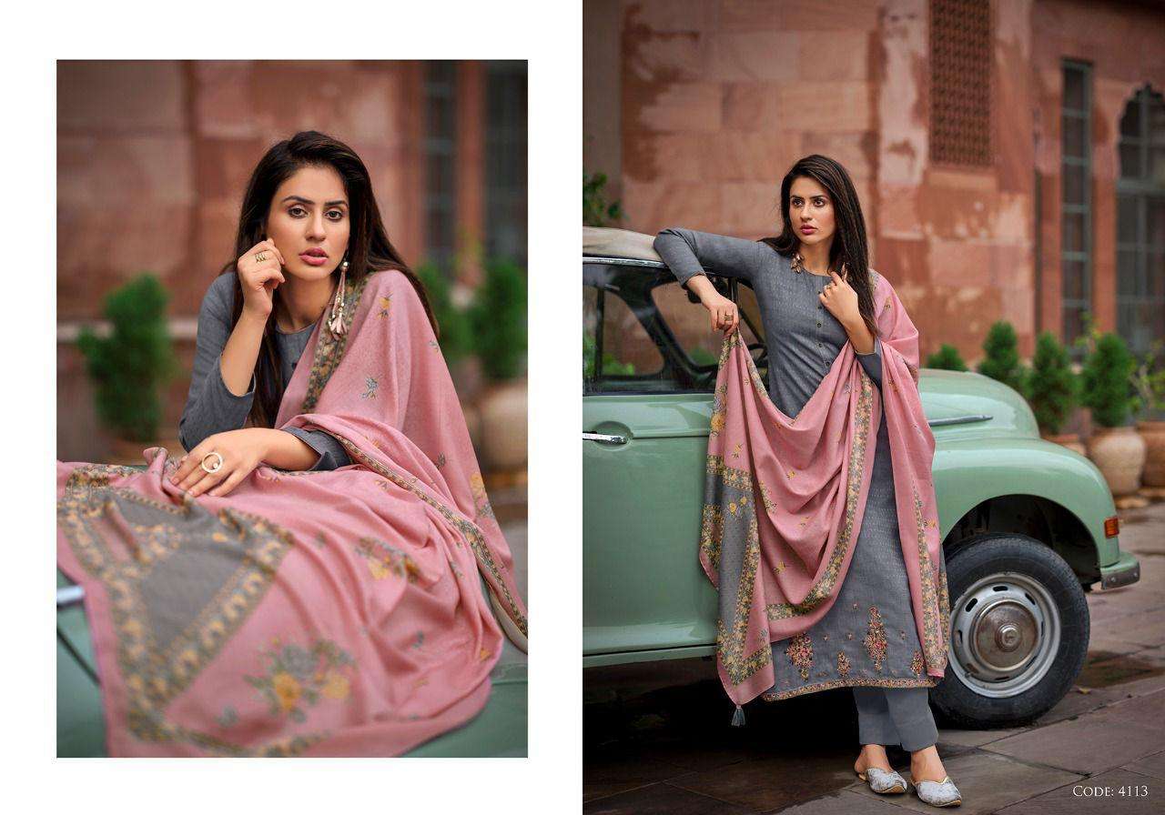 ZAAYRA BY PRM TRENDZ 4109 TO 4116 SERIES BEAUTIFUL STYLISH SHARARA SUITS FANCY COLORFUL CASUAL WEAR & ETHNIC WEAR & READY TO WEAR PURE PASHMINA DIGITAL PRINTED DRESSES AT WHOLESALE PRICE