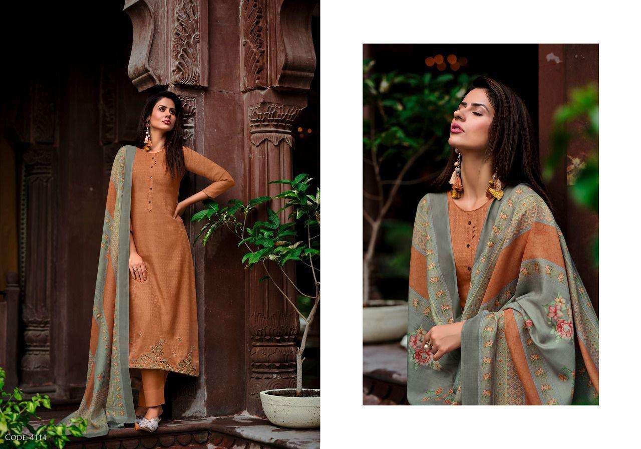 ZAAYRA BY PRM TRENDZ 4109 TO 4116 SERIES BEAUTIFUL STYLISH SHARARA SUITS FANCY COLORFUL CASUAL WEAR & ETHNIC WEAR & READY TO WEAR PURE PASHMINA DIGITAL PRINTED DRESSES AT WHOLESALE PRICE