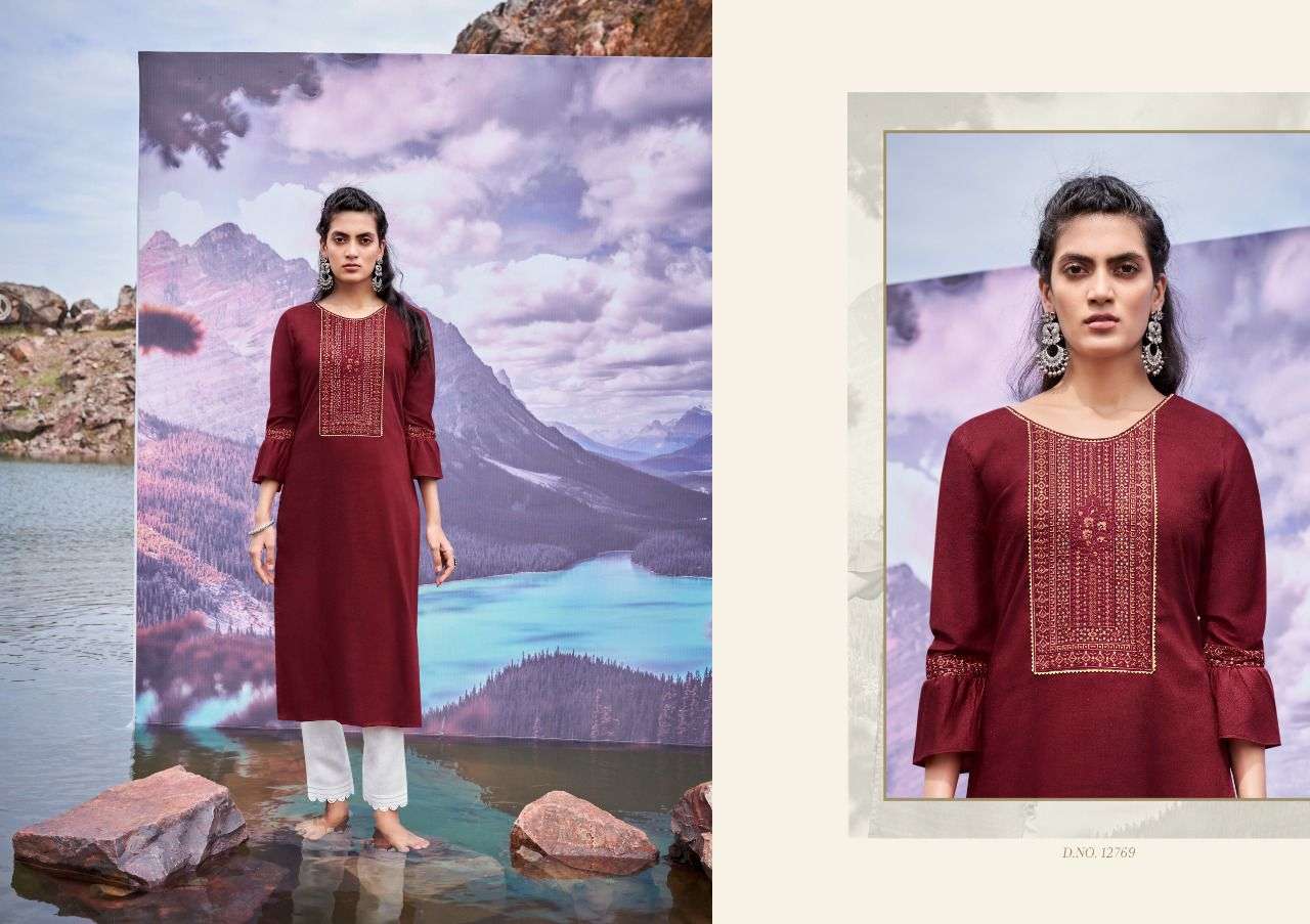 KITES VOL-3 BY KIVI 12763 TO 12770 SERIES DESIGNER STYLISH FANCY COLORFUL BEAUTIFUL PARTY WEAR & ETHNIC WEAR COLLECTION SILK EMBROIDERY KURTIS AT WHOLESALE PRICE