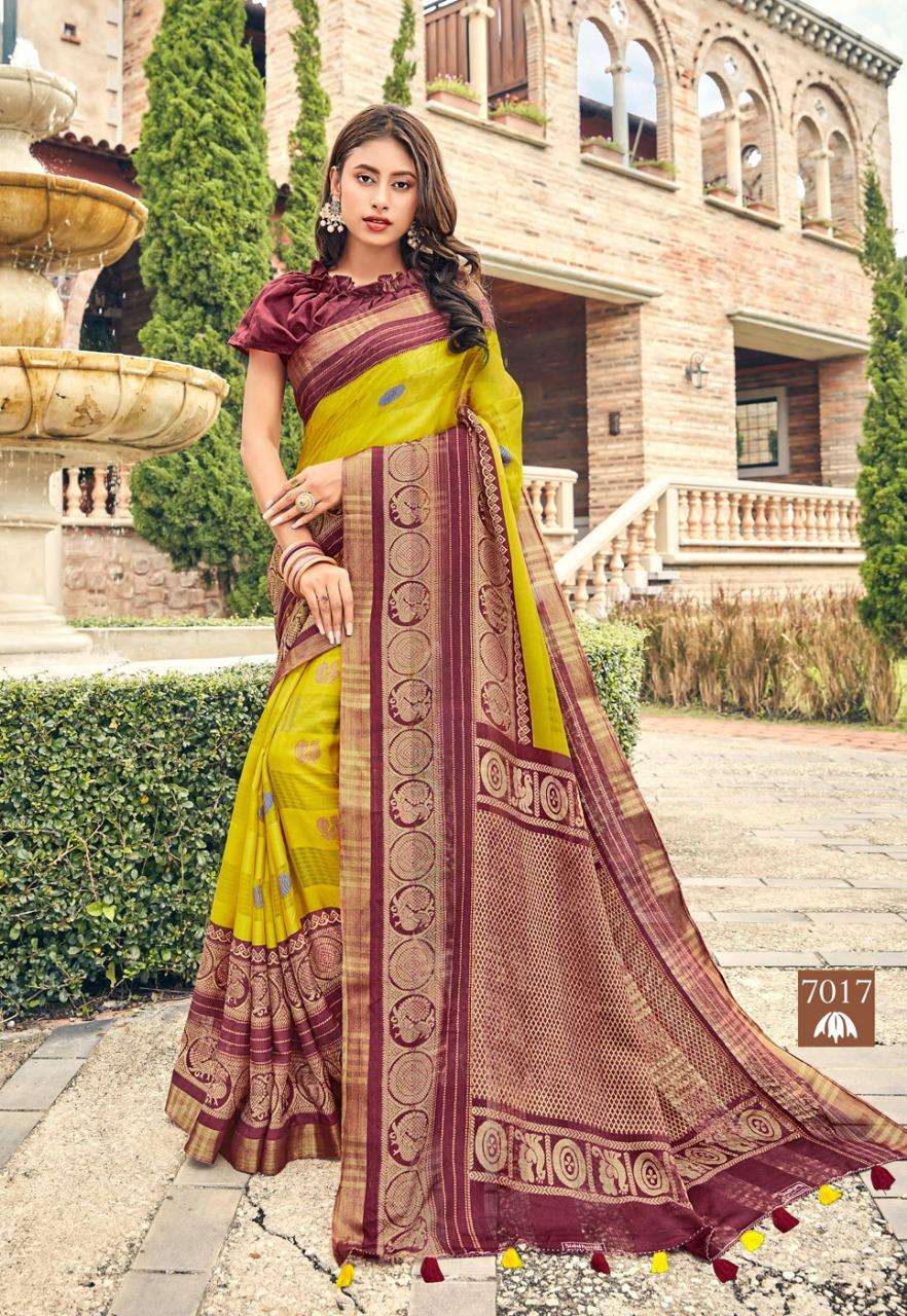 WEAVES BANARASI SILK VOL-2 BY SIDDHANT WEAVES 7013 TO 7024 SERIES INDIAN TRADITIONAL WEAR COLLECTION BEAUTIFUL STYLISH FANCY COLORFUL PARTY WEAR & OCCASIONAL WEAR BANARASI SILK SAREES AT WHOLESALE PRICE