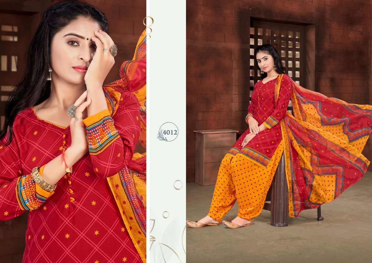 AMEERA VOL-4 BY FASHID WHOLESALE 4001 TO 4012 SERIES INDIAN TRADITIONAL WEAR COLLECTION BEAUTIFUL STYLISH FANCY COLORFUL PARTY WEAR & OCCASIONAL WEAR AMERICAN CREPE PRINT DRESSES AT WHOLESALE PRICE