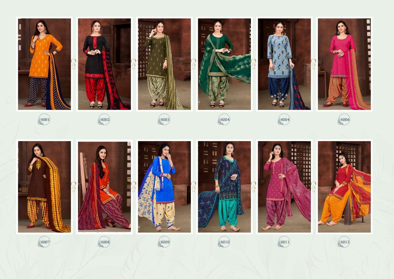 AMEERA VOL-4 BY FASHID WHOLESALE 4001 TO 4012 SERIES INDIAN TRADITIONAL WEAR COLLECTION BEAUTIFUL STYLISH FANCY COLORFUL PARTY WEAR & OCCASIONAL WEAR AMERICAN CREPE PRINT DRESSES AT WHOLESALE PRICE