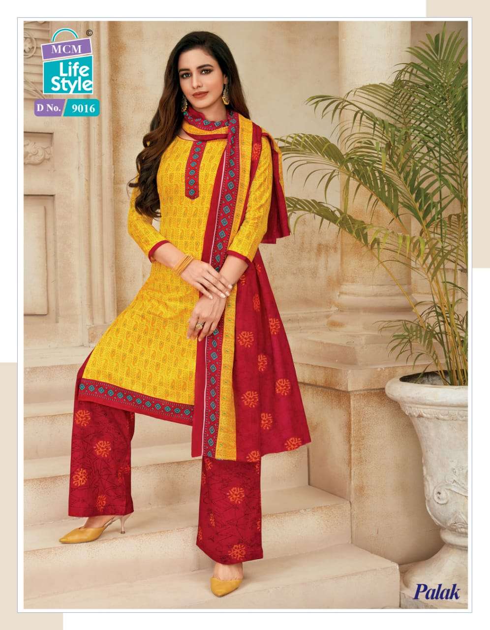 PALAK BY MCM LIFESTYLE 9000 TO 9031 SERIES BEAUTIFUL SUITS COLORFUL STYLISH FANCY CASUAL WEAR & ETHNIC WEAR FANCY DRESSES AT WHOLESALE PRICE