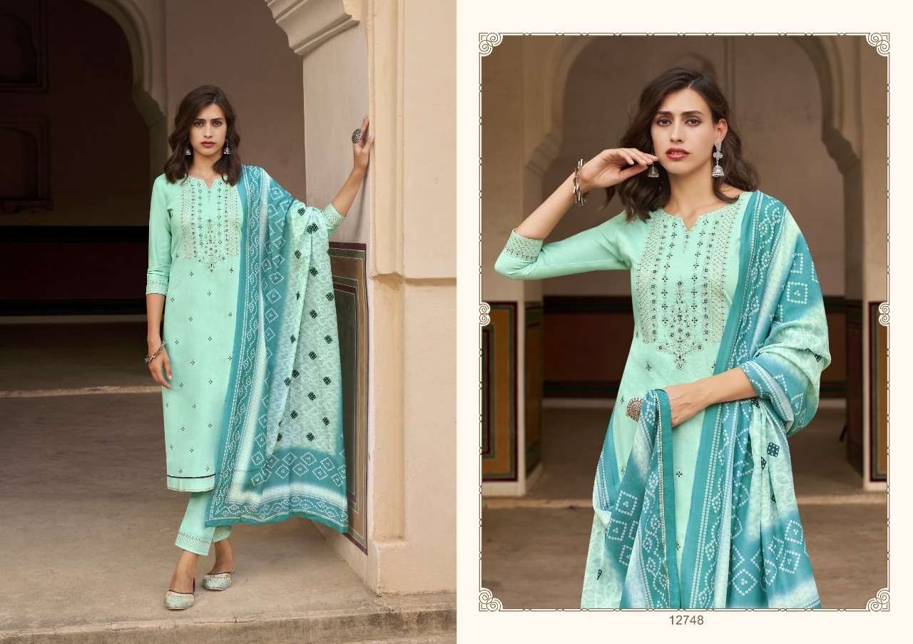 PIHOO BY KIVI 12747 TO 12750 SERIES BEAUTIFUL SUITS COLORFUL STYLISH FANCY CASUAL WEAR & ETHNIC WEAR FANCY DRESSES AT WHOLESALE PRICE