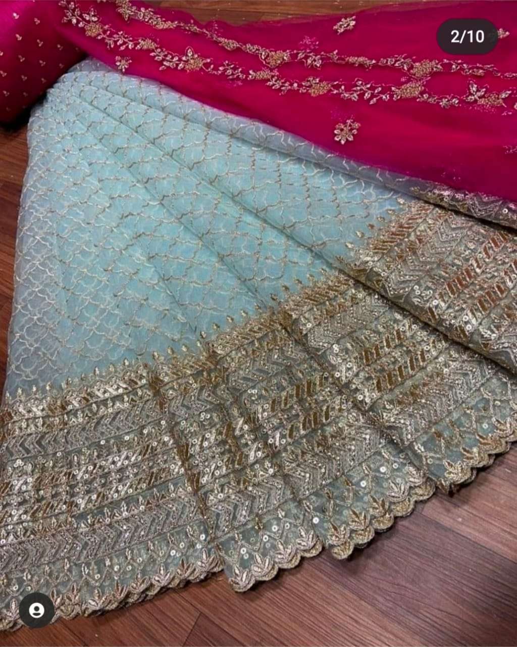 PVR-29 BY FASHID WHOLESALE 2901 TO 2904 SERIES DESIGNER BEAUTIFUL NAVRATRI COLLECTION OCCASIONAL WEAR & PARTY WEAR HEAVY ORGANZA LEHENGAS AT WHOLESALE PRICE