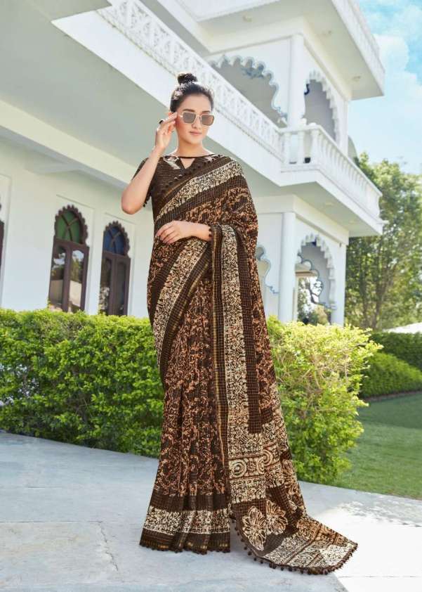 MYRA 8019 SERIES BY MYRA 8019 TO 8025 SERIES INDIAN TRADITIONAL WEAR COLLECTION BEAUTIFUL STYLISH FANCY COLORFUL PARTY WEAR & OCCASIONAL WEAR SOFT COTTON SAREES AT WHOLESALE PRICE