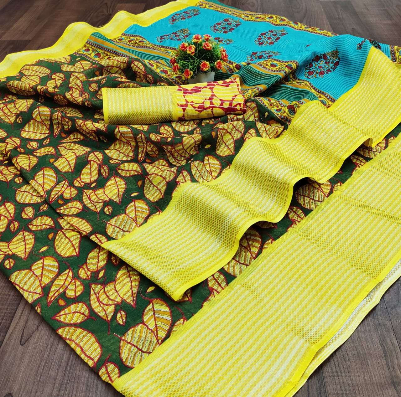 PREMIUM QUALITY VOL-2 BY MYRA 201 TO 207 SERIES INDIAN TRADITIONAL WEAR COLLECTION BEAUTIFUL STYLISH FANCY COLORFUL PARTY WEAR & OCCASIONAL WEAR COTTON SAREES AT WHOLESALE PRICE