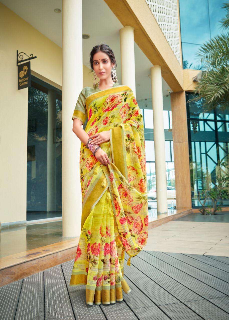 PATTEN DELICIOUS BY SHVETAMBAR CREATION 01 TO 09 SERIES INDIAN TRADITIONAL WEAR COLLECTION BEAUTIFUL STYLISH FANCY COLORFUL PARTY WEAR & OCCASIONAL WEAR PURE LINEN SILK SAREES AT WHOLESALE PRICE