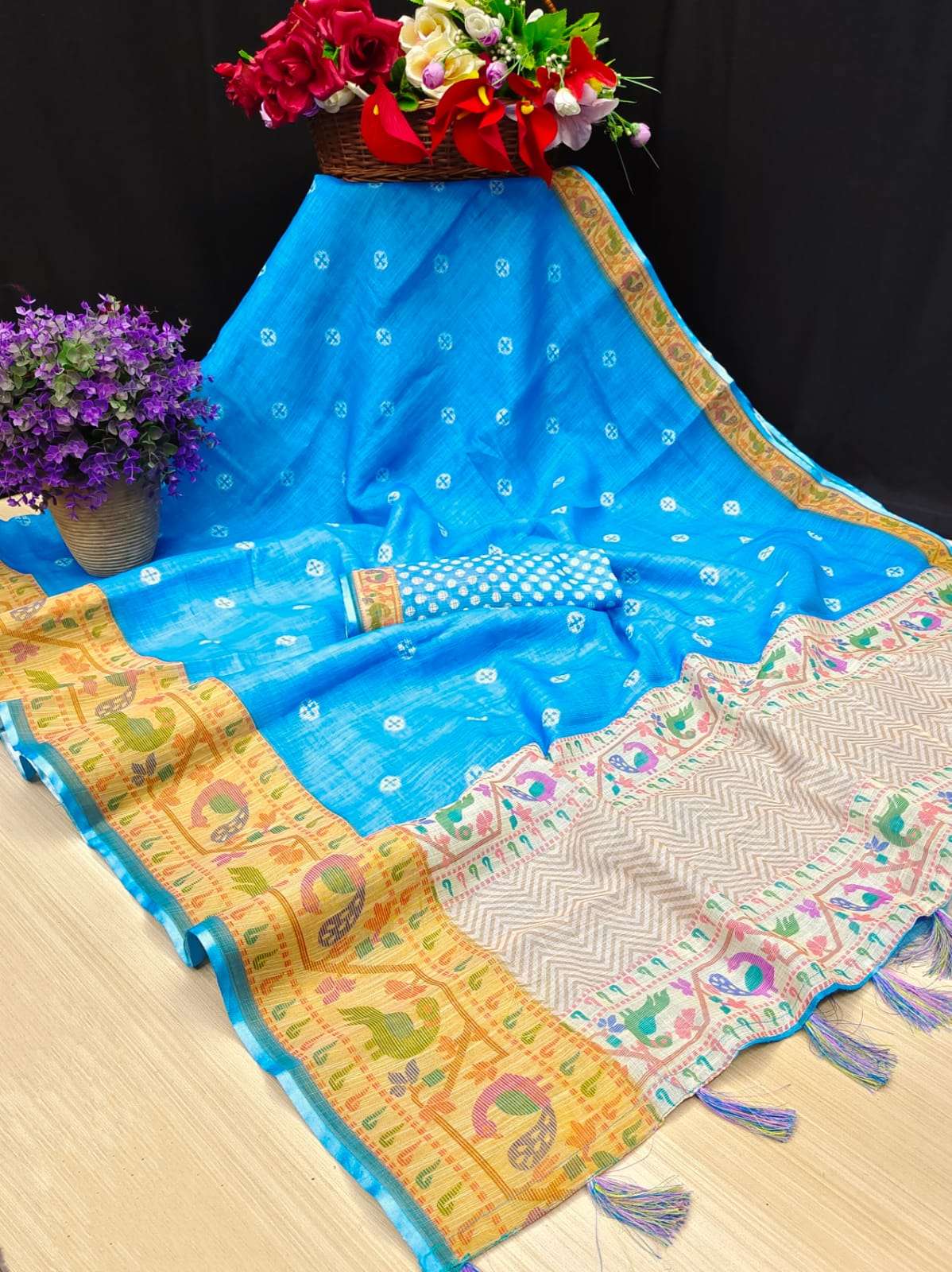 PREMIUM QUALITY VOL-3 BY MYRA 301 TO 312 SERIES INDIAN TRADITIONAL WEAR COLLECTION BEAUTIFUL STYLISH FANCY COLORFUL PARTY WEAR & OCCASIONAL WEAR LINEN SAREES AT WHOLESALE PRICE