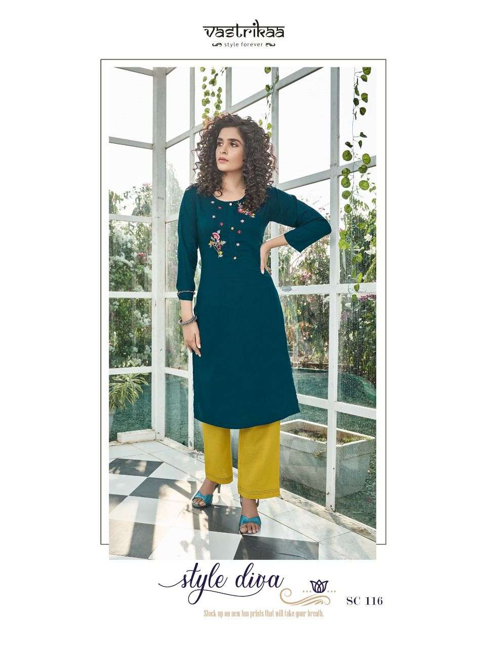 MAERI BY VASTRIKAA 114 TO 118 SERIES DESIGNER STYLISH FANCY COLORFUL BEAUTIFUL PARTY WEAR & ETHNIC WEAR COLLECTION VISCOSE EMBROIDERY KURTIS WITH BOTTOM AT WHOLESALE PRICE