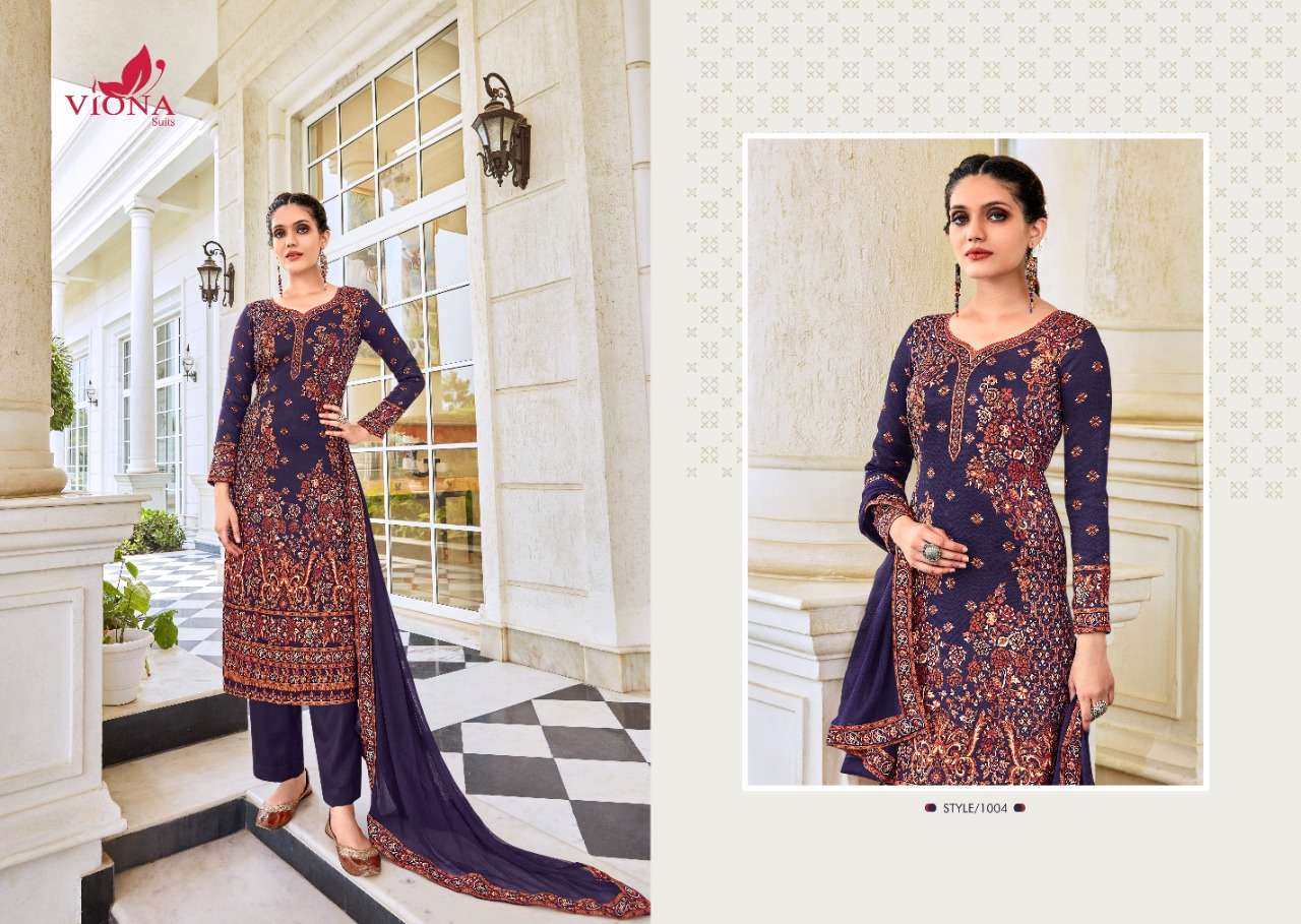 ANAYA BY VIONA SUITS 1001 TO 1008 SERIES BEAUTIFUL SUITS COLORFUL STYLISH FANCY CASUAL WEAR & ETHNIC WEAR PURE PASHMINA DIGITAL PRINT DRESSES AT WHOLESALE PRICE