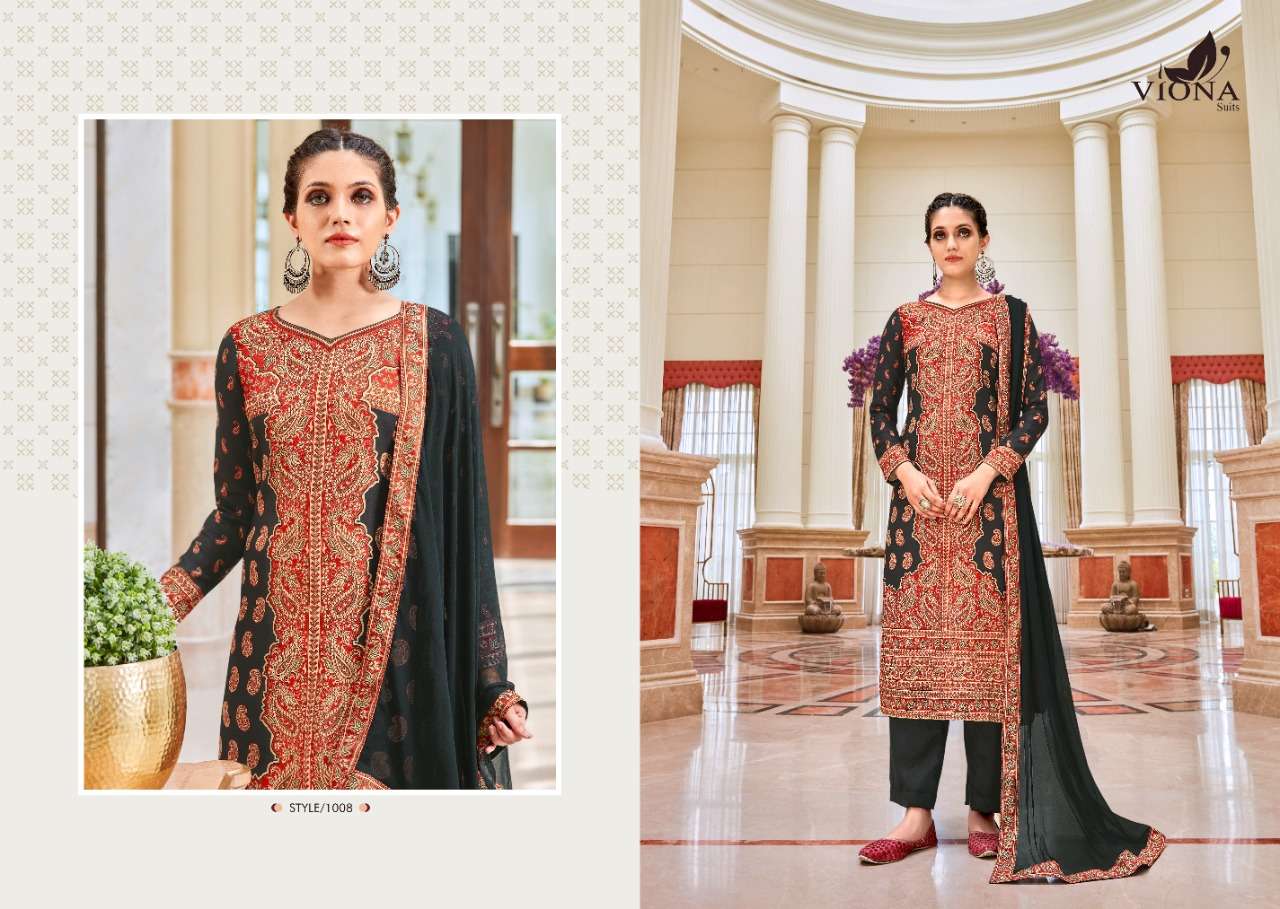 ANAYA BY VIONA SUITS 1001 TO 1008 SERIES BEAUTIFUL SUITS COLORFUL STYLISH FANCY CASUAL WEAR & ETHNIC WEAR PURE PASHMINA DIGITAL PRINT DRESSES AT WHOLESALE PRICE