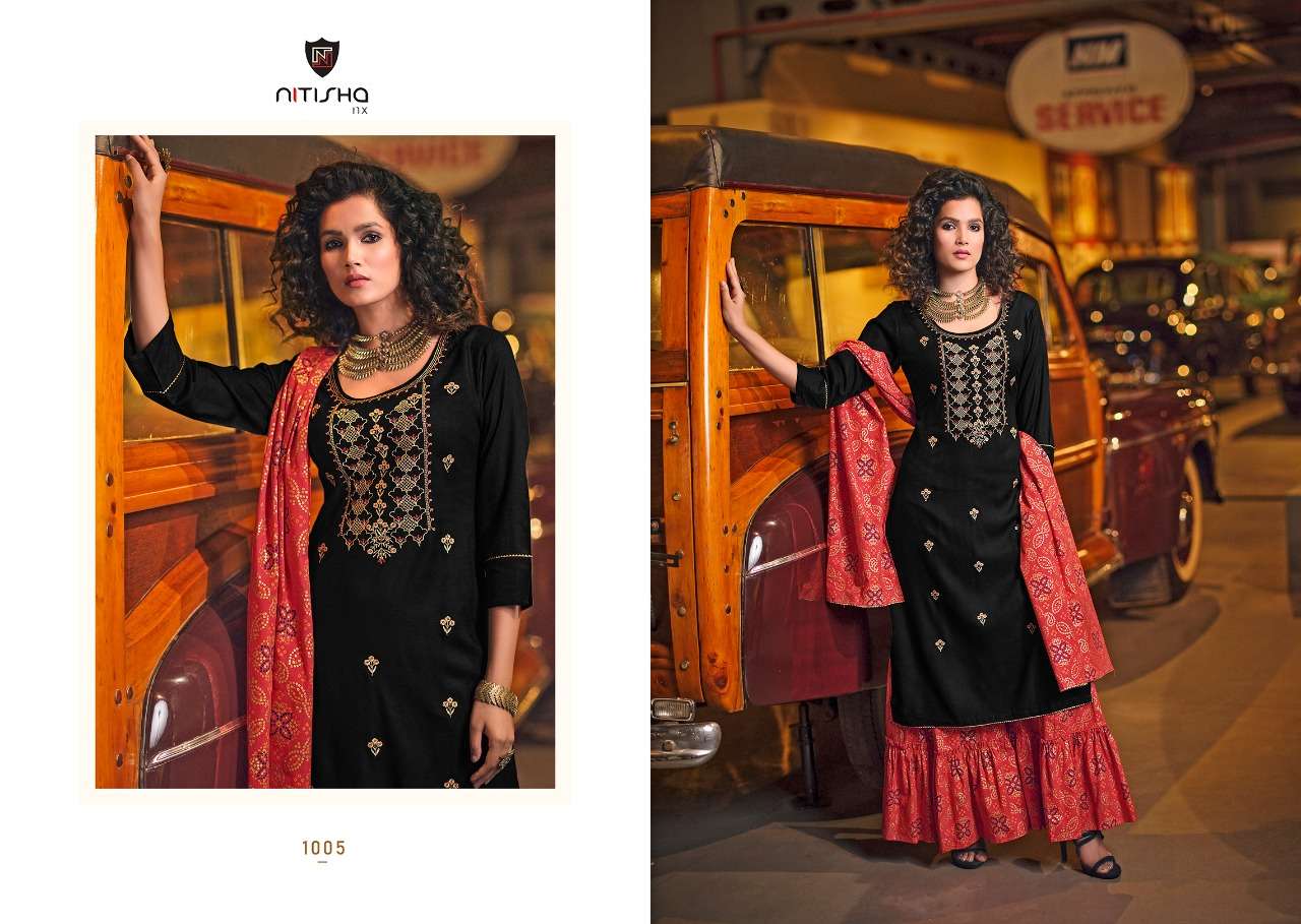 CHIRMI BY NITISHA NX 1001 TO 1006 SERIES BEAUTIFUL SUITS COLORFUL STYLISH FANCY CASUAL WEAR & ETHNIC WEAR PURE CAMBRIC COTTON PRINT DRESSES AT WHOLESALE PRICE