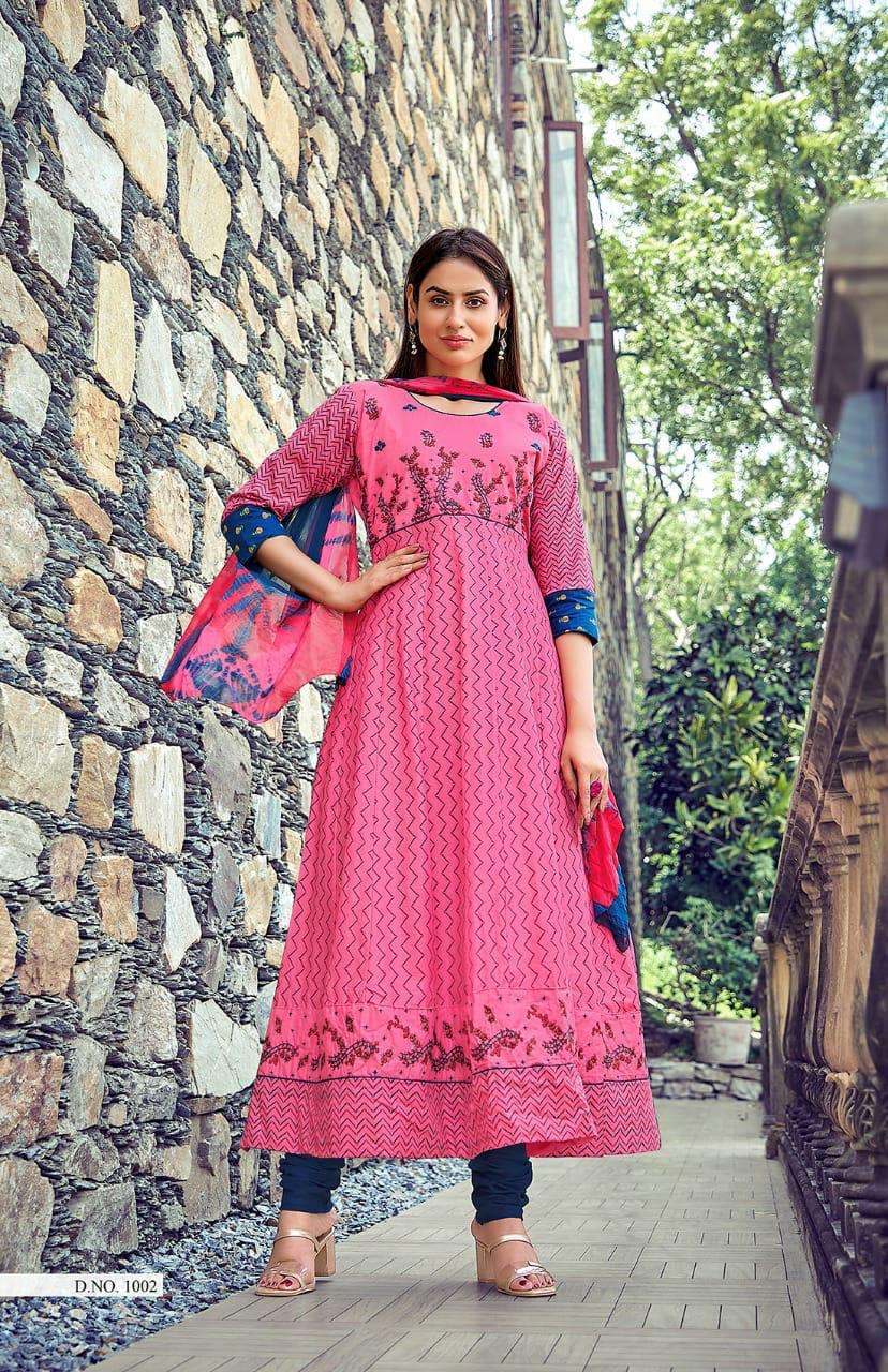 PANNA VOL-16 BY PAAVI 1001 TO 1008 SERIES BEAUTIFUL SUITS COLORFUL STYLISH FANCY CASUAL WEAR & ETHNIC WEAR CAMBRIC COTTON PRINT DRESSES AT WHOLESALE PRICE