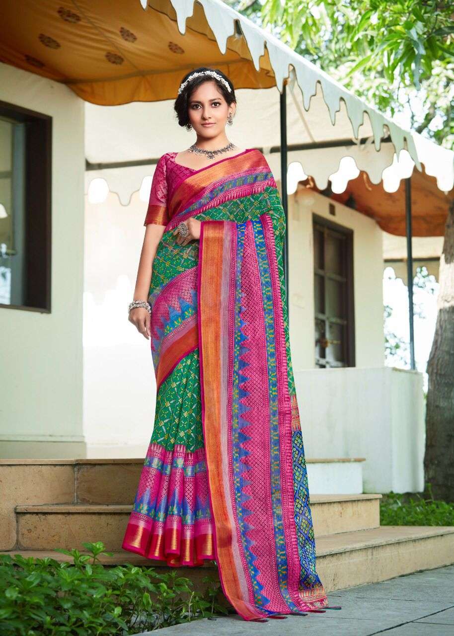 GOLDEN EYE BY MYRA 01 TO 09 SERIES INDIAN TRADITIONAL WEAR COLLECTION BEAUTIFUL STYLISH FANCY COLORFUL PARTY WEAR & OCCASIONAL WEAR ORGANZA BRASSO SILK SAREES AT WHOLESALE PRICE