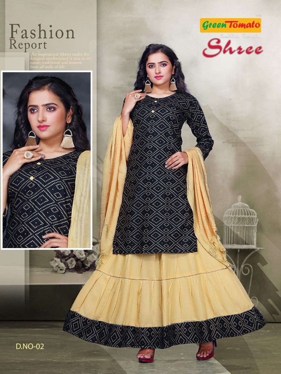 SHREE BY GREEN TOMATO 01 TO 08 SERIES BEAUTIFUL SUITS COLORFUL STYLISH FANCY CASUAL WEAR & ETHNIC WEAR HEAVY RAYON DRESSES AT WHOLESALE PRICE