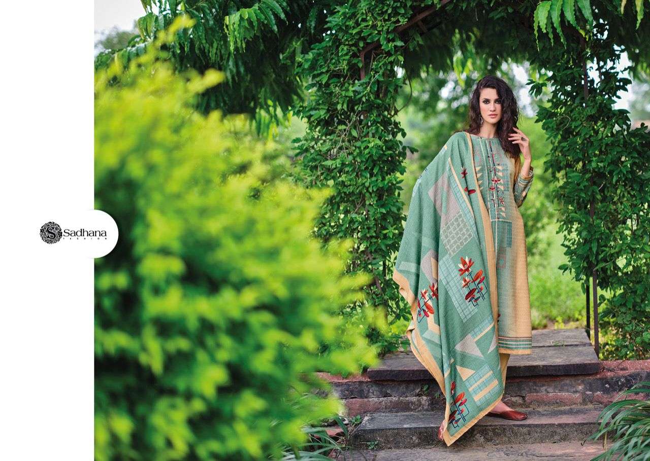 BLOSSOM BY SADHANA FASHION 10073 TO 10078 SERIES BEAUTIFUL STYLISH SUITS FANCY COLORFUL CASUAL WEAR & ETHNIC WEAR & READY TO WEAR PURE PASHMINA PRINTED DRESSES AT WHOLESALE PRICE