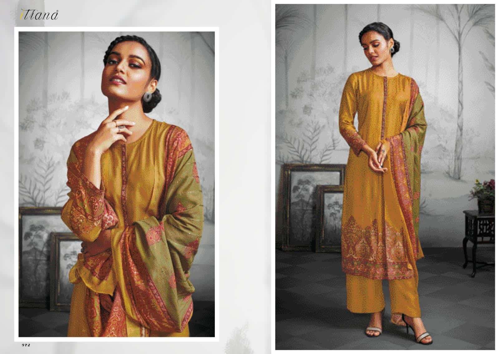 NIRVANA BY ITRANA BEAUTIFUL STYLISH SUITS FANCY COLORFUL CASUAL WEAR & ETHNIC WEAR & READY TO WEAR TWILL PRINTED DRESSES AT WHOLESALE PRICE