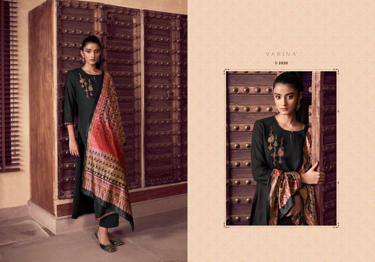 NIMAISHA BY VARINA 1011 TO 1018 SERIES BEAUTIFUL SUITS COLORFUL STYLISH FANCY CASUAL WEAR & ETHNIC WEAR PASHMINA PRINT DRESSES AT WHOLESALE PRICE