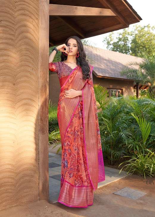 KEROLAM KANCHI PATTU BY SHVETAMBAR CREATION 01 TO 12 SERIES INDIAN TRADITIONAL WEAR COLLECTION BEAUTIFUL STYLISH FANCY COLORFUL PARTY WEAR & OCCASIONAL WEAR ORGANZA DIGITAL PRINT SAREES AT WHOLESALE PRICE