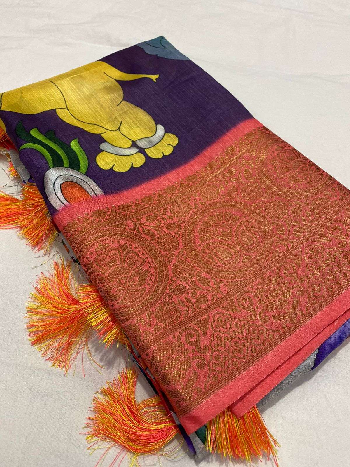PLATINUM LINEN BY MYRA 01 TO 11 SERIES INDIAN TRADITIONAL WEAR COLLECTION BEAUTIFUL STYLISH FANCY COLORFUL PARTY WEAR & OCCASIONAL WEAR LINEN SAREES AT WHOLESALE PRICE