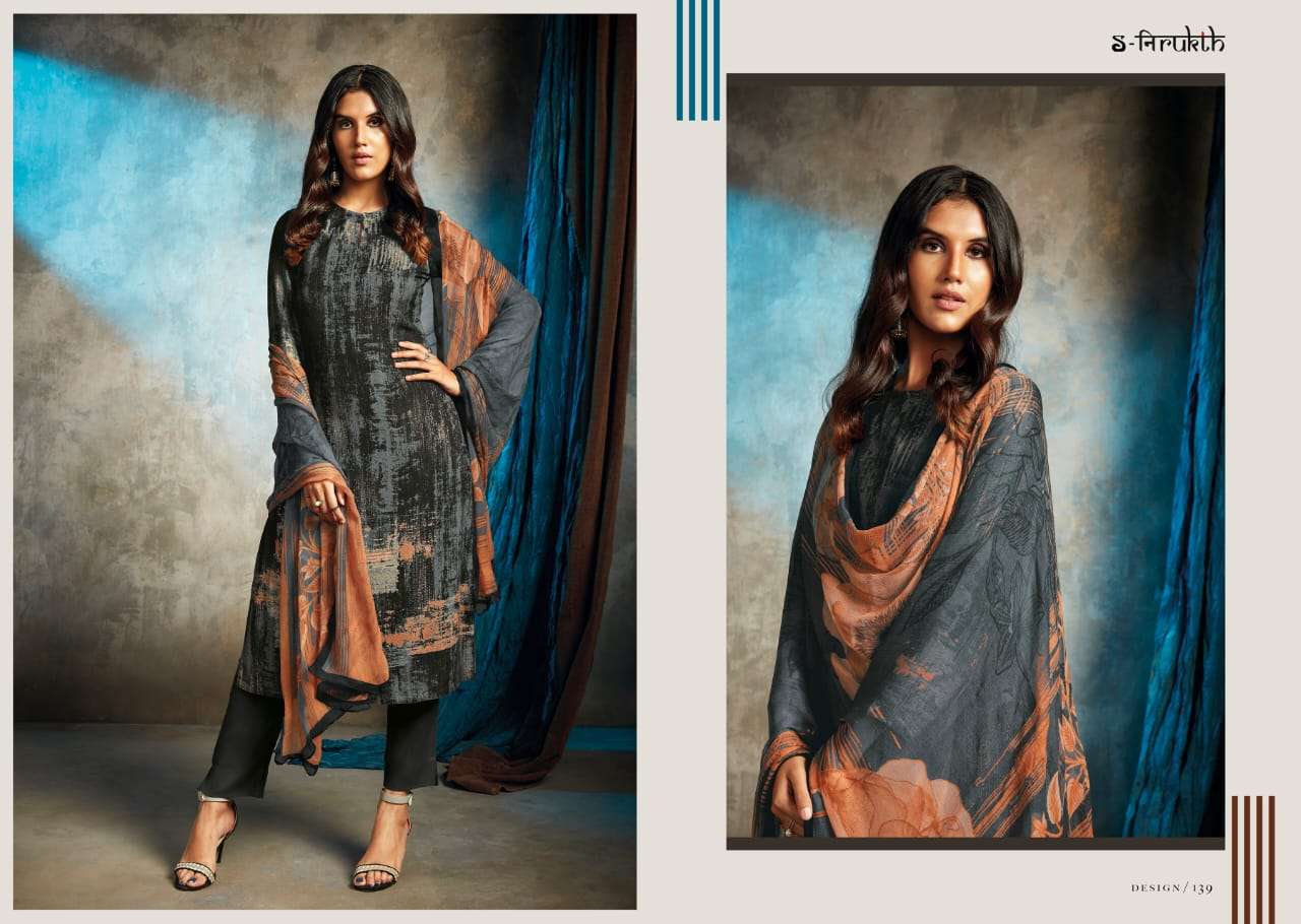 Maheera By S-Nirukth Beautiful Stylish Suits Fancy Colorful Casual Wear & Ethnic Wear & Ready To Wear Pashmina Twill Print With Embroidery Dresses At Wholesale Price