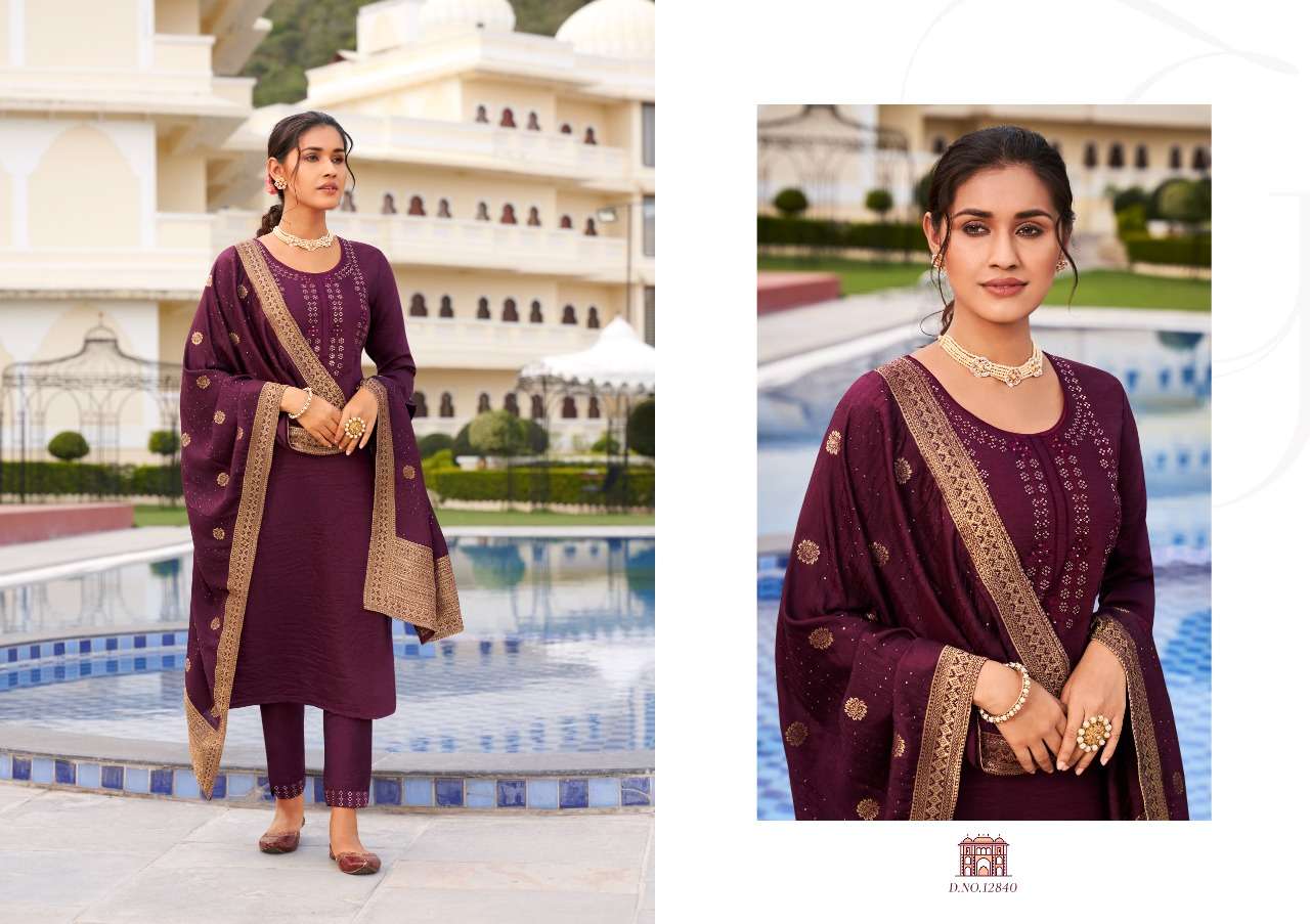 RIWAYAT BY KIVI 12837 TO 12840 SERIES BEAUTIFUL SUITS COLORFUL STYLISH FANCY CASUAL WEAR & ETHNIC WEAR PARAMPARA SILK EMBROIDERED DRESSES AT WHOLESALE PRICE