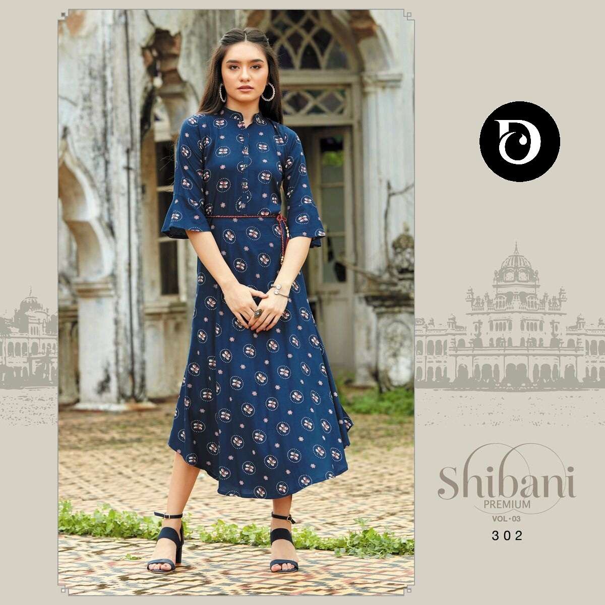 SHIBANI PREMIUM VOL-3 BY RANGMAYA 301 TO 310 SERIES DESIGNER STYLISH FANCY COLORFUL BEAUTIFUL PARTY WEAR & ETHNIC WEAR COLLECTION RAYON PRINT KURTIS AT WHOLESALE PRICE