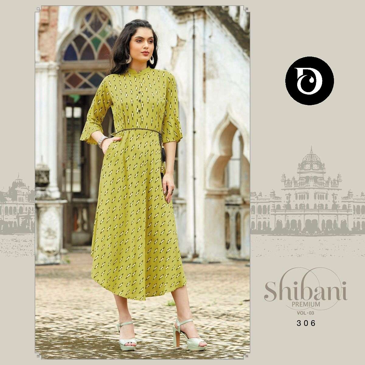 SHIBANI PREMIUM VOL-3 BY RANGMAYA 301 TO 310 SERIES DESIGNER STYLISH FANCY COLORFUL BEAUTIFUL PARTY WEAR & ETHNIC WEAR COLLECTION RAYON PRINT KURTIS AT WHOLESALE PRICE