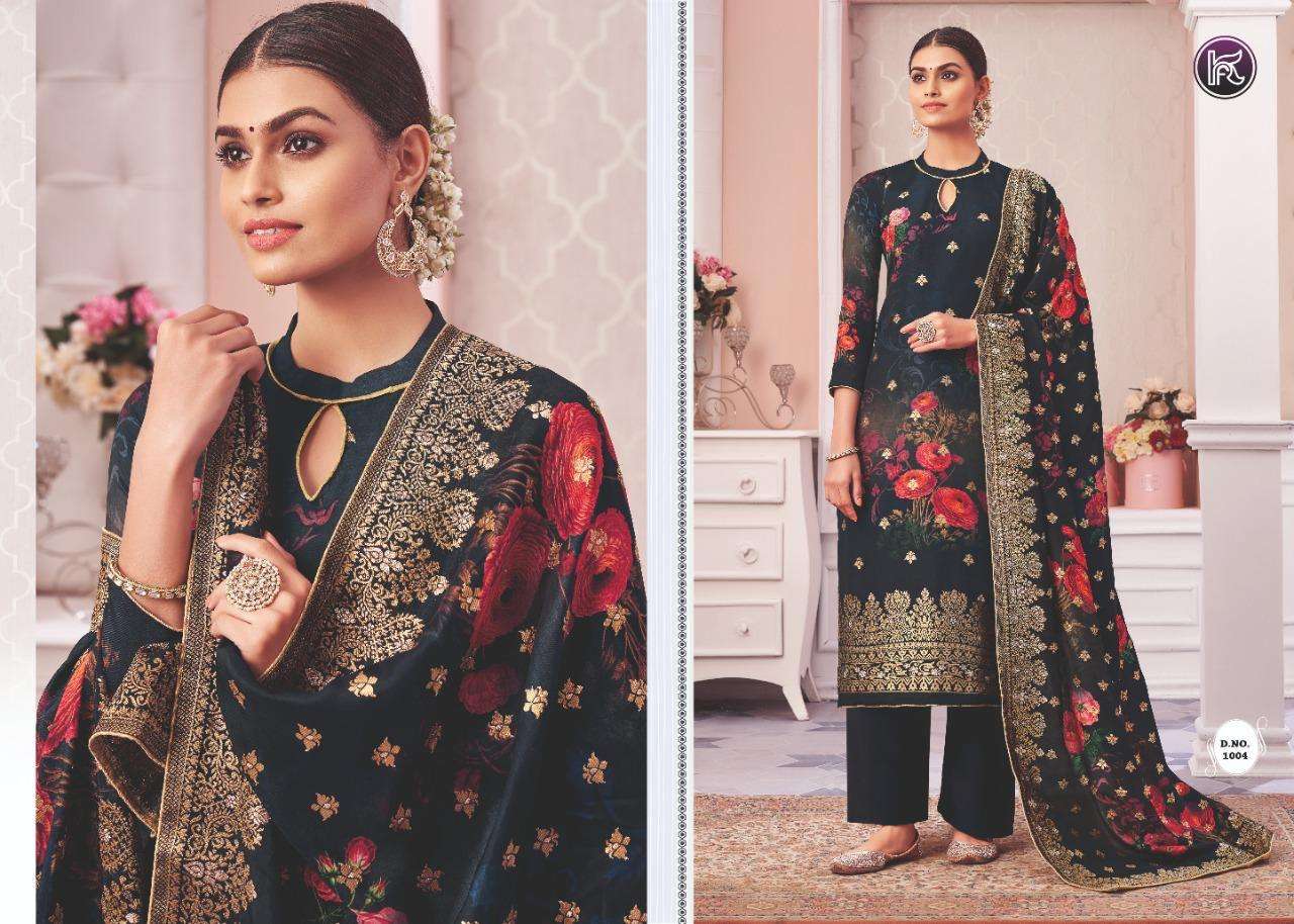 KALA JACQUARD VOL-11 BY KALA FASHION 1001 TO 1006 SERIES BEAUTIFUL SUITS STYLISH FANCY COLORFUL PARTY WEAR & OCCASIONAL WEAR JACQUARD DIGITAL PRINTED DRESSES AT WHOLESALE PRICE