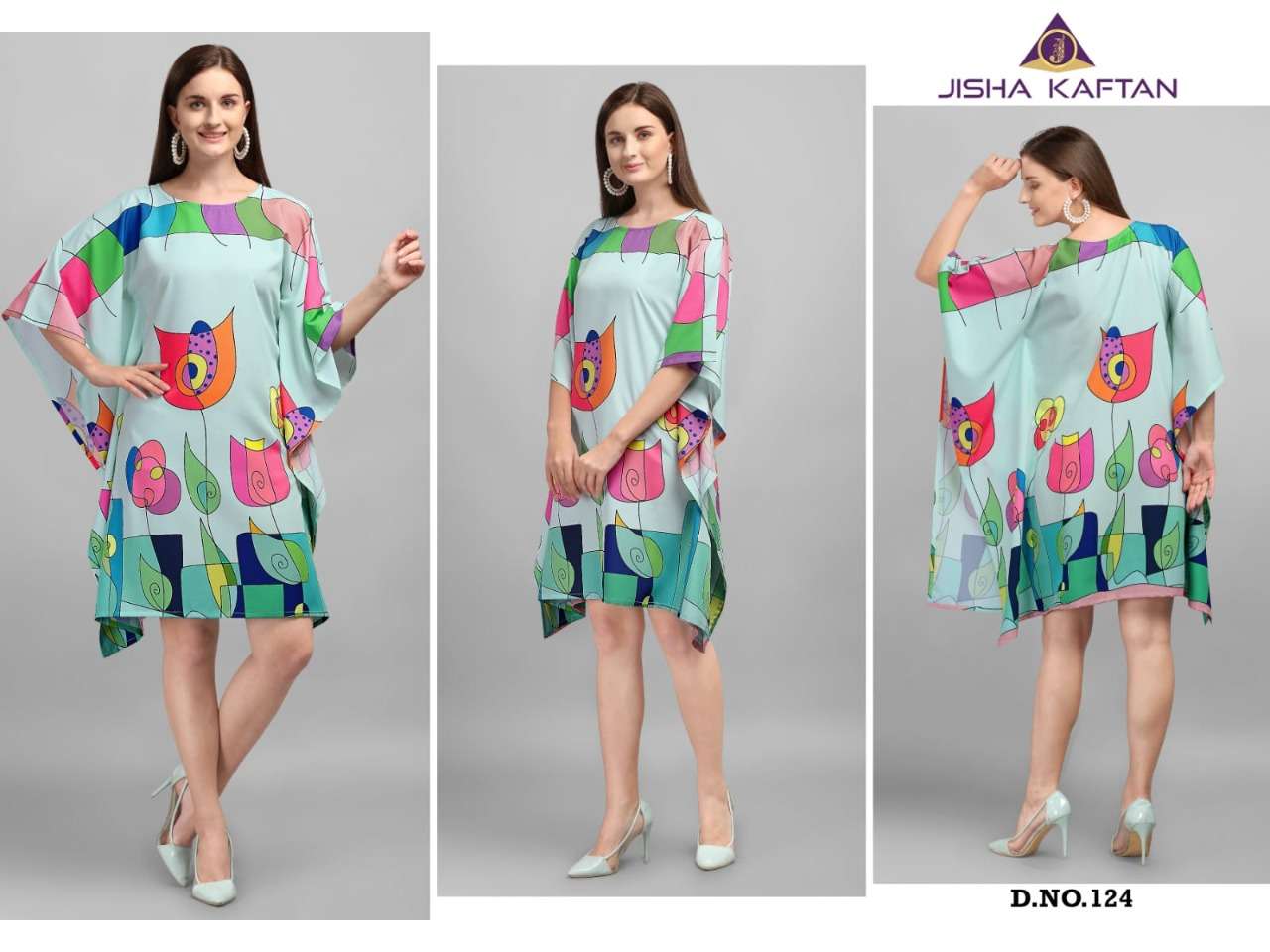 KAFTAN KURTI VOL-3 BY JELITE 117 TO 124 SERIES DESIGNER STYLISH FANCY COLORFUL BEAUTIFUL PARTY WEAR & ETHNIC WEAR COLLECTION POLYSTER CREPE KURTIS AT WHOLESALE PRICE