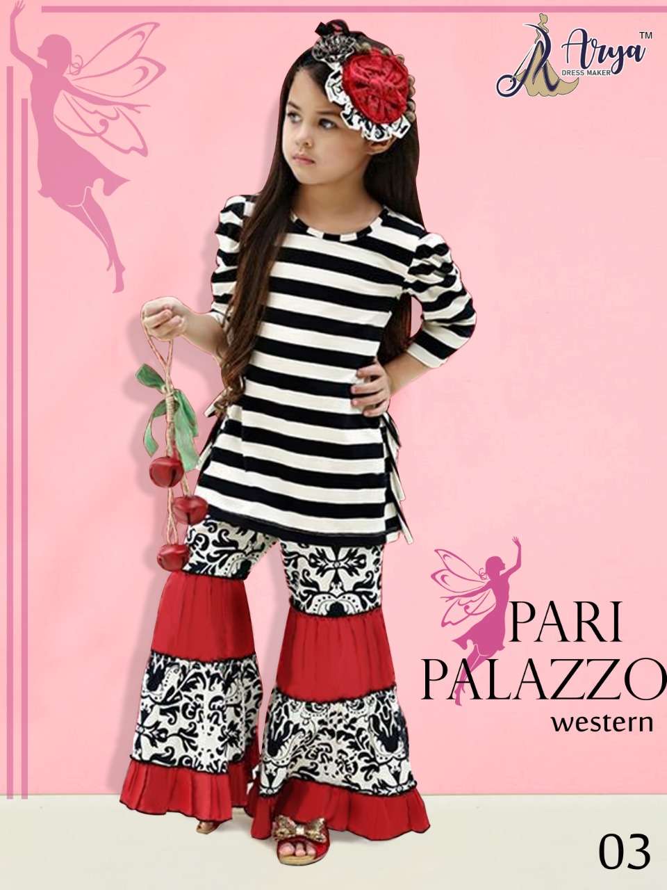 PARI PALAZZO BY ARYA DRESS MAKER 01 TO 06 SERIES DESIGNER STYLISH FANCY COLORFUL BEAUTIFUL PARTY WEAR & ETHNIC WEAR COLLECTION MIX RAYON KURTIS WITH BOTTOM AT WHOLESALE PRICE