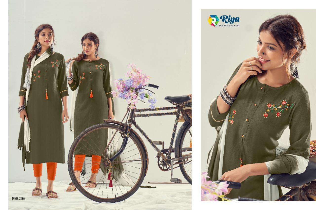 CYCLONE BY RIYA DESIGNER 1001 TO 1006 SERIES BEAUTIFUL SUITS COLORFUL STYLISH FANCY CASUAL WEAR & ETHNIC WEAR RAYON WITH WORK DRESSES AT WHOLESALE PRICE