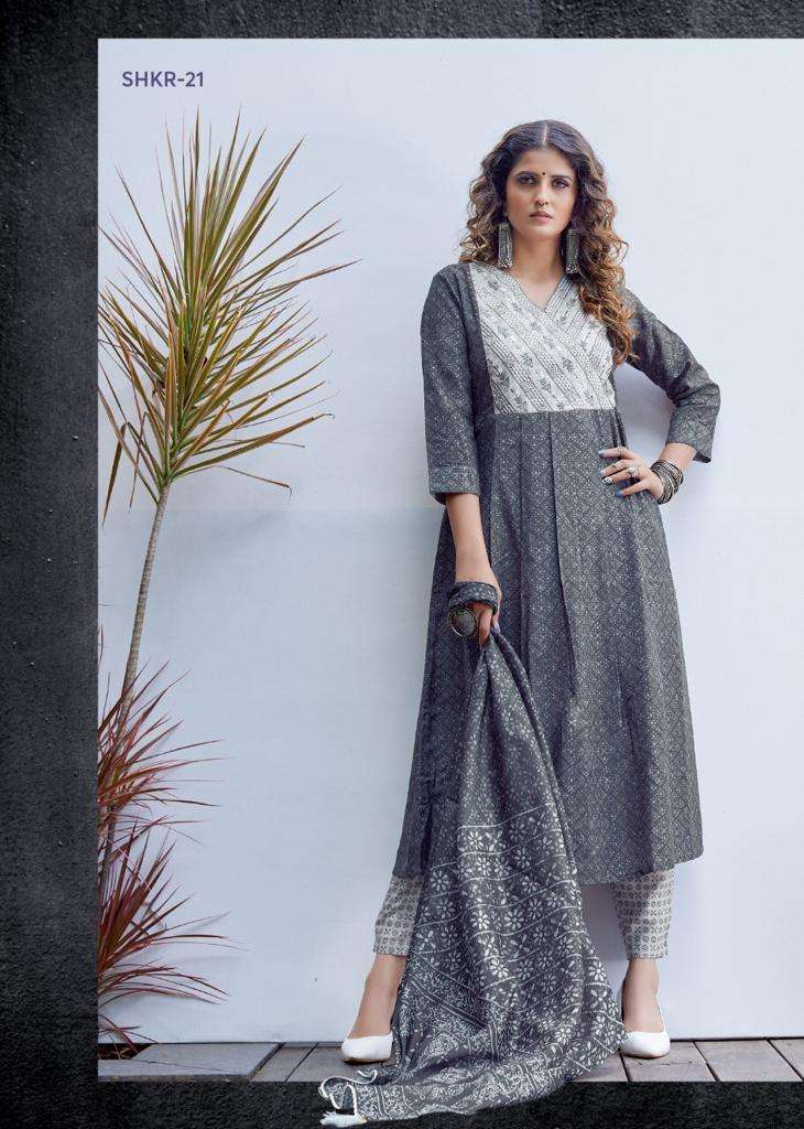 KORA BY SHICHI 20 TO 24 SERIES BEAUTIFUL SUITS COLORFUL STYLISH FANCY CASUAL WEAR & ETHNIC WEAR MUSLIN DIGITAL PRINT DRESSES AT WHOLESALE PRICE