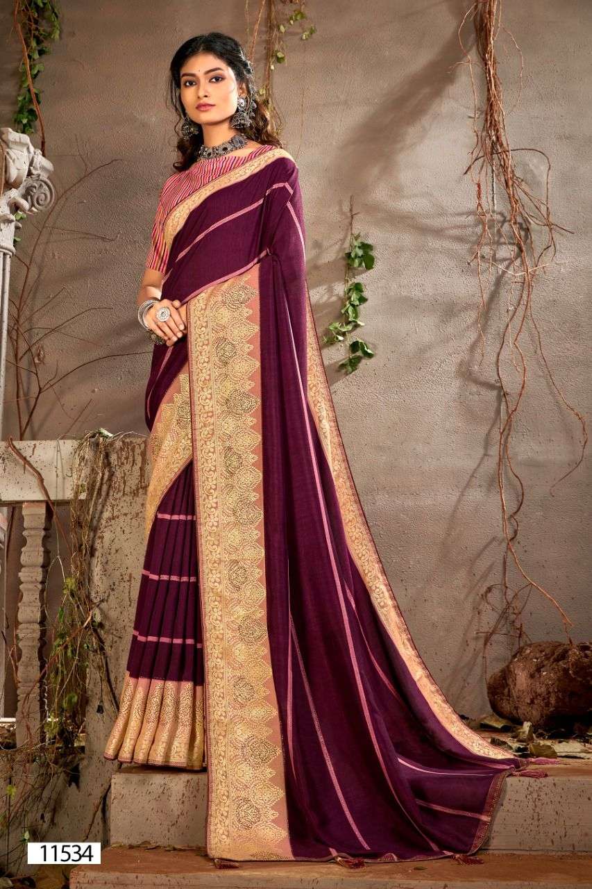 KHUSHALI BY 5D DESIGENR 11531 TO 11535 SERIES INDIAN TRADITIONAL WEAR COLLECTION BEAUTIFUL STYLISH FANCY COLORFUL PARTY WEAR & OCCASIONAL WEAR VISCOSE SILK SAREES AT WHOLESALE PRICE