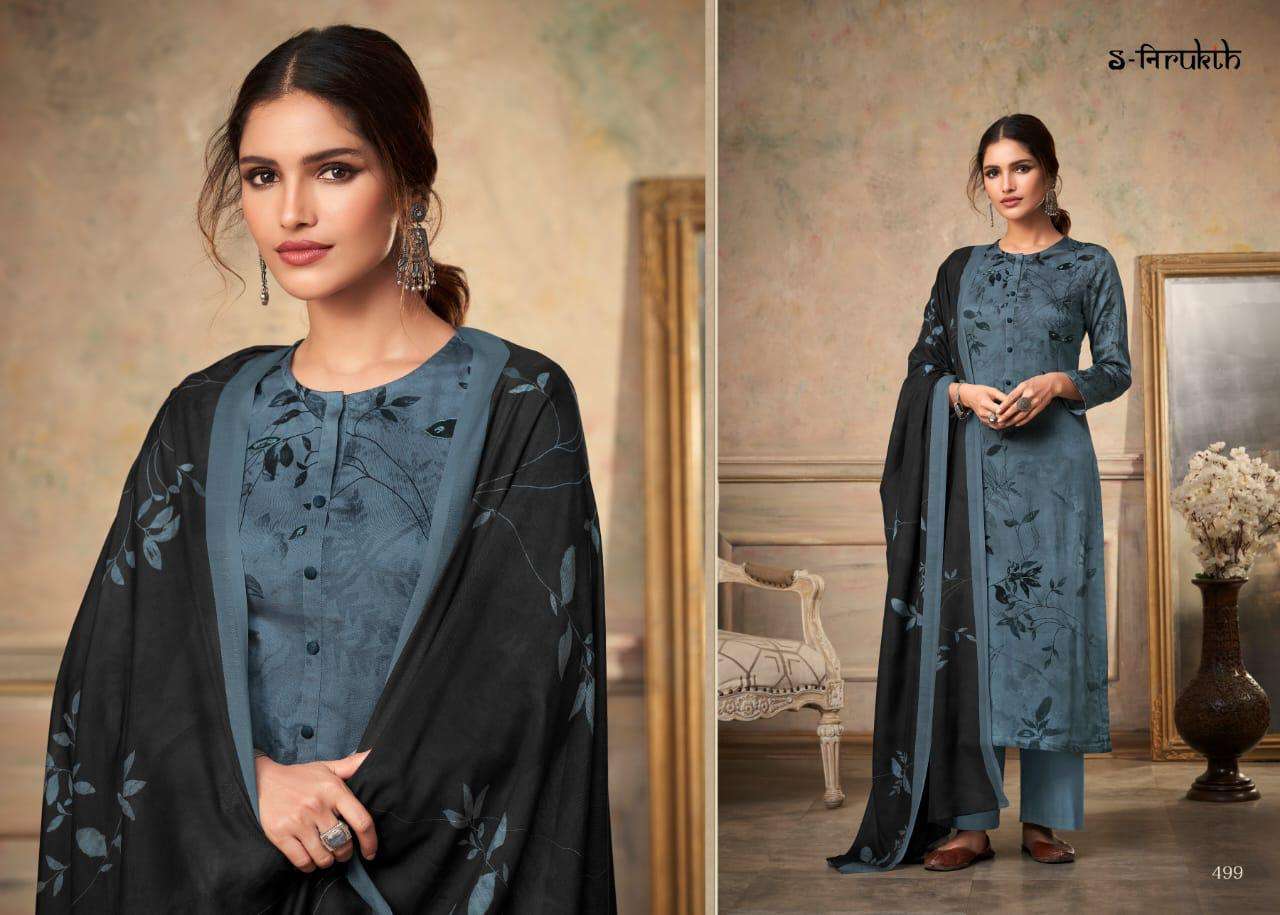 SEHER BY S-NIRUTH BEAUTIFUL STYLISH SUITS FANCY COLORFUL CASUAL WEAR & ETHNIC WEAR & READY TO WEAR PASHMINA PRINT DRESSES AT WHOLESALE PRICE