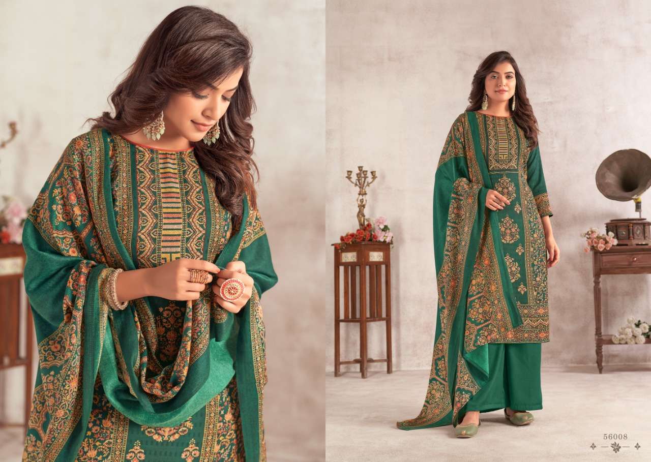 HAFIZA BY SKT SUITS 56001 TO 56008 SERIES BEAUTIFUL STYLISH SUITS FANCY COLORFUL CASUAL WEAR & ETHNIC WEAR & READY TO WEAR PASHMINA PRINTED DRESSES AT WHOLESALE PRICE