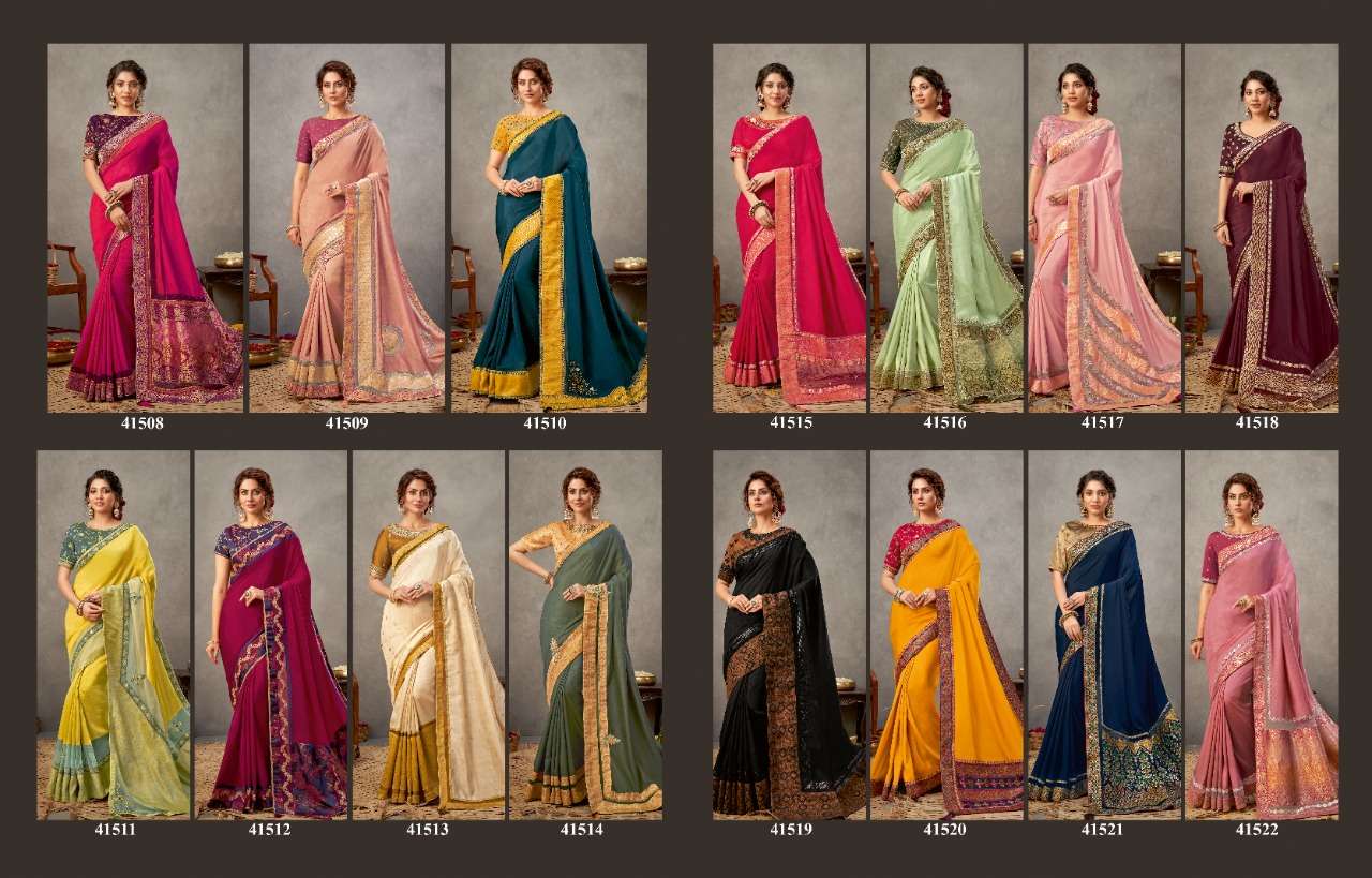 NORITA ARINYA BY MAHOTSAV 41508 TO 41522 SERIES INDIAN TRADITIONAL WEAR COLLECTION BEAUTIFUL STYLISH FANCY COLORFUL PARTY WEAR & OCCASIONAL WEAR FANCY SAREES AT WHOLESALE PRICE