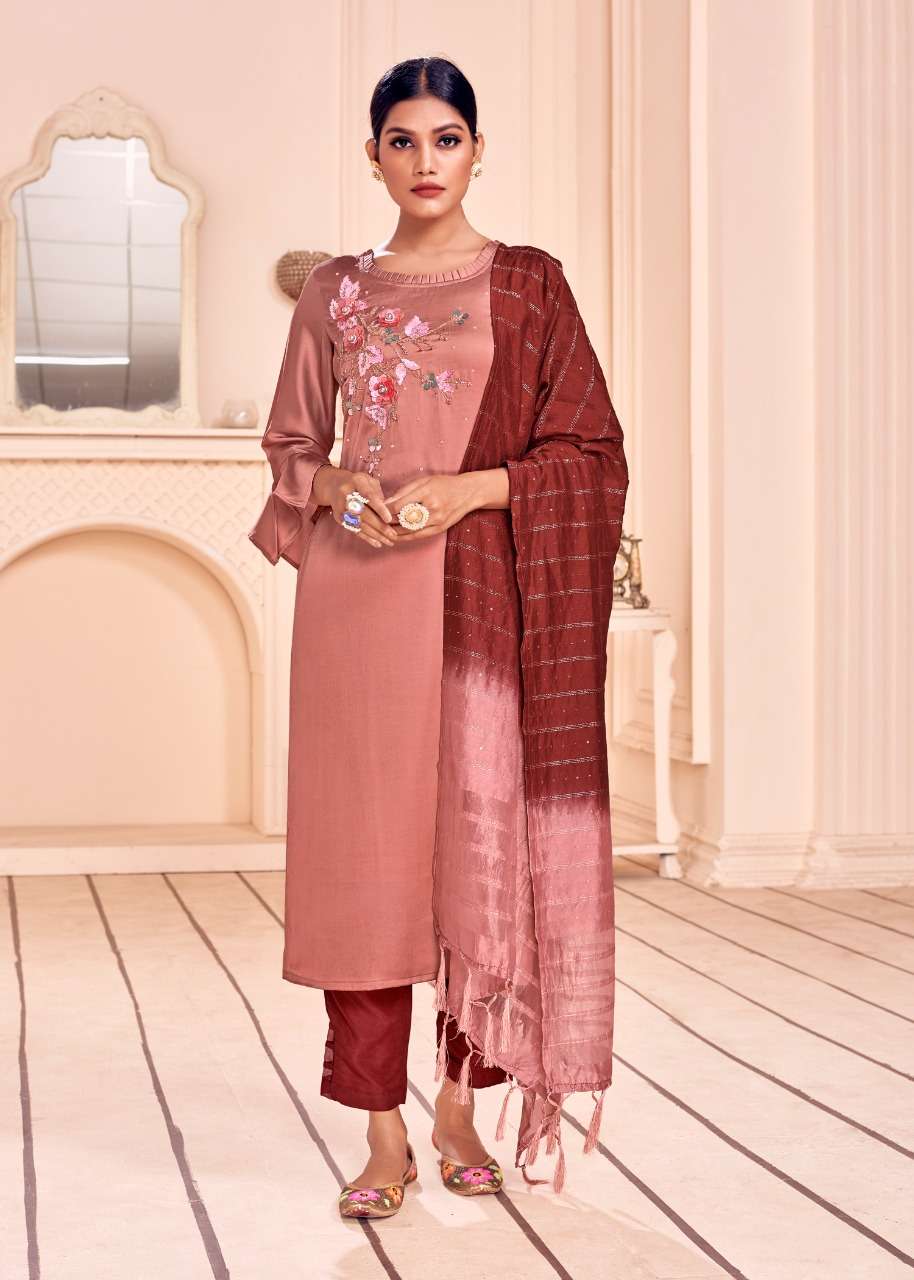 CELEBRATIONS BY ALISHKA FASHION 1001 TO 1006 SERIES BEAUTIFUL SUITS COLORFUL STYLISH FANCY CASUAL WEAR & ETHNIC WEAR SILK DRESSES AT WHOLESALE PRICE