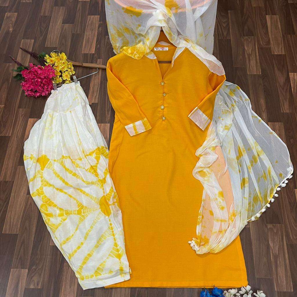 MBL-1 BY FASHID WHOLESALE 01 TO 05 SERIES BEAUTIFUL PATIYALA SUITS COLORFUL STYLISH FANCY CASUAL WEAR & ETHNIC WEAR BHIWANDI COTTON WITH WORK DRESSES AT WHOLESALE PRICE